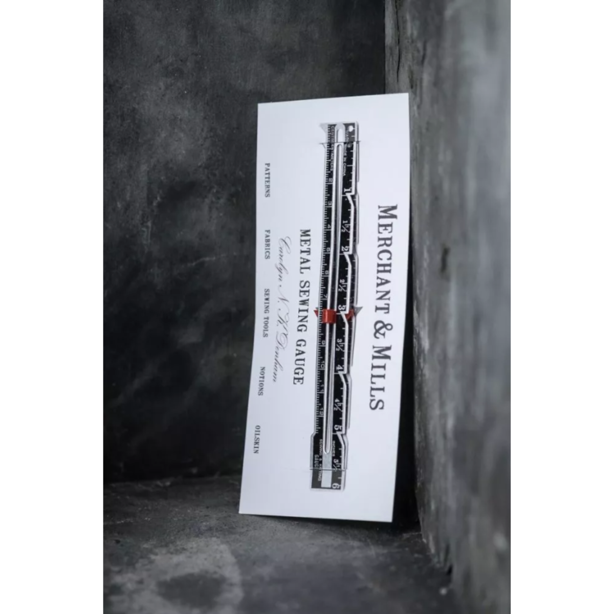 Merchant and Mills - Metal Sewing Gauge