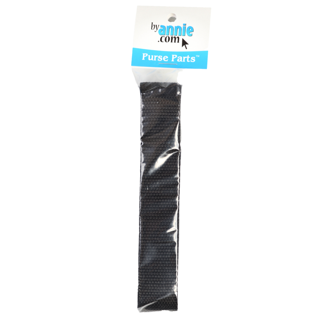 ByAnnie 1" Polypro Strapping: Black - 3 Yards