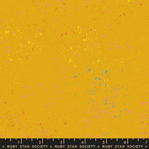 Ruby Star Society Speckled Canvas – Goldenrod
