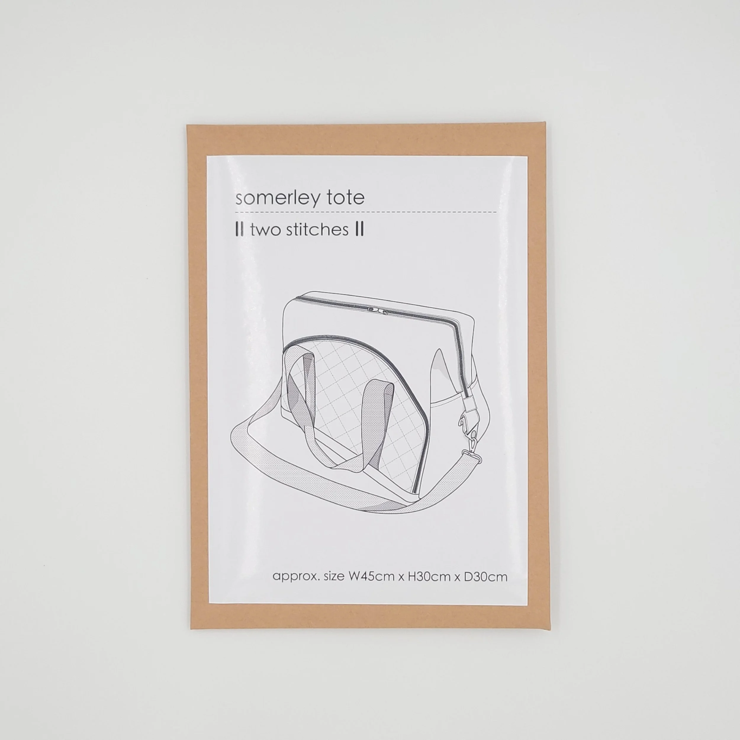 Two Stitches Patterns: Somerley Tote