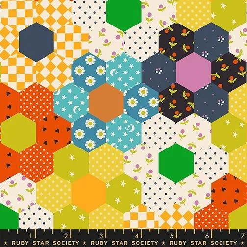 Ruby Star Society Catnap – Flower Garden Warm Red