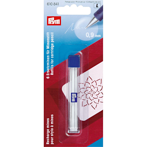Prym Cartridge Pencil Refills - white