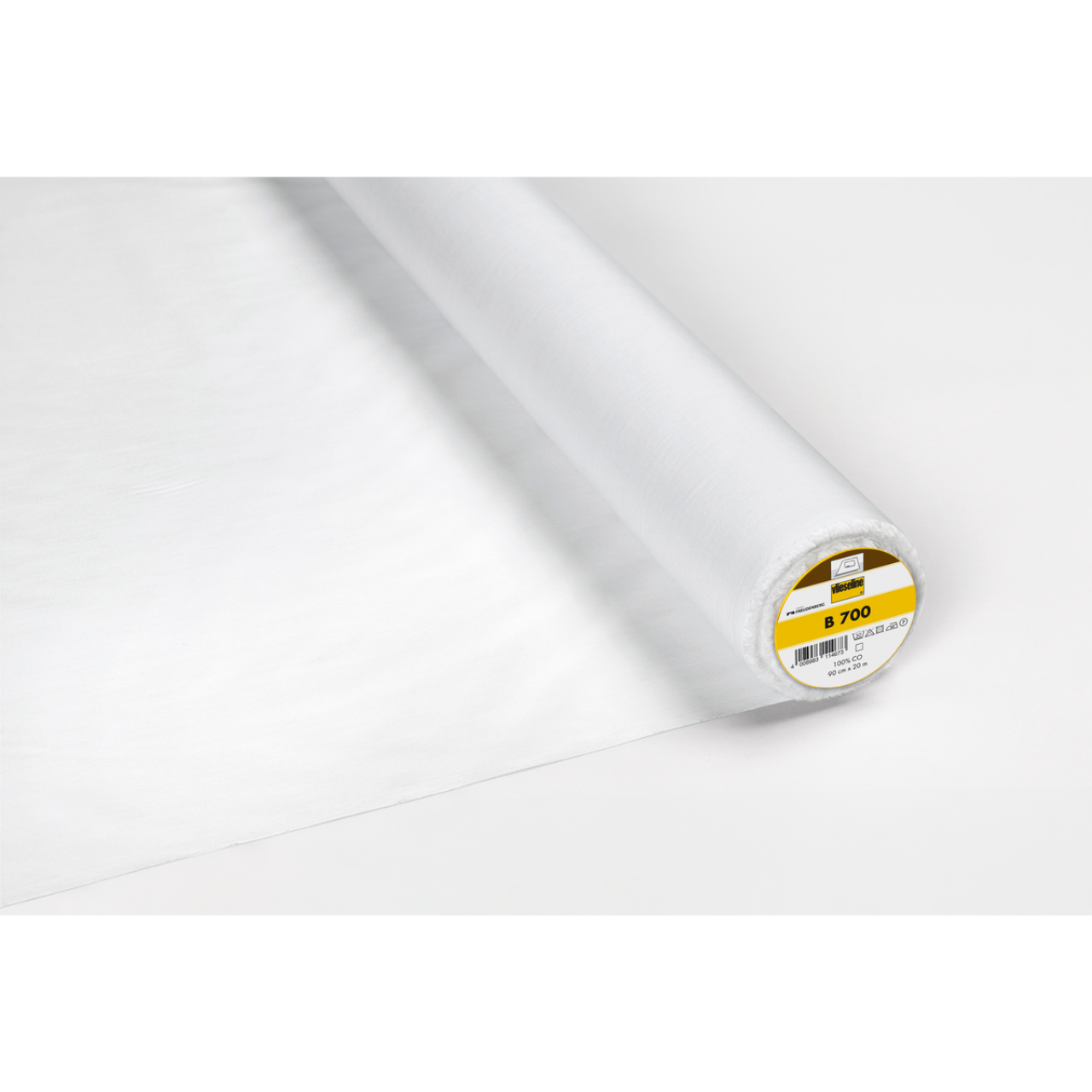 Biodegradable Vlieseline Woven Interlining Medium Weight - White (B700)