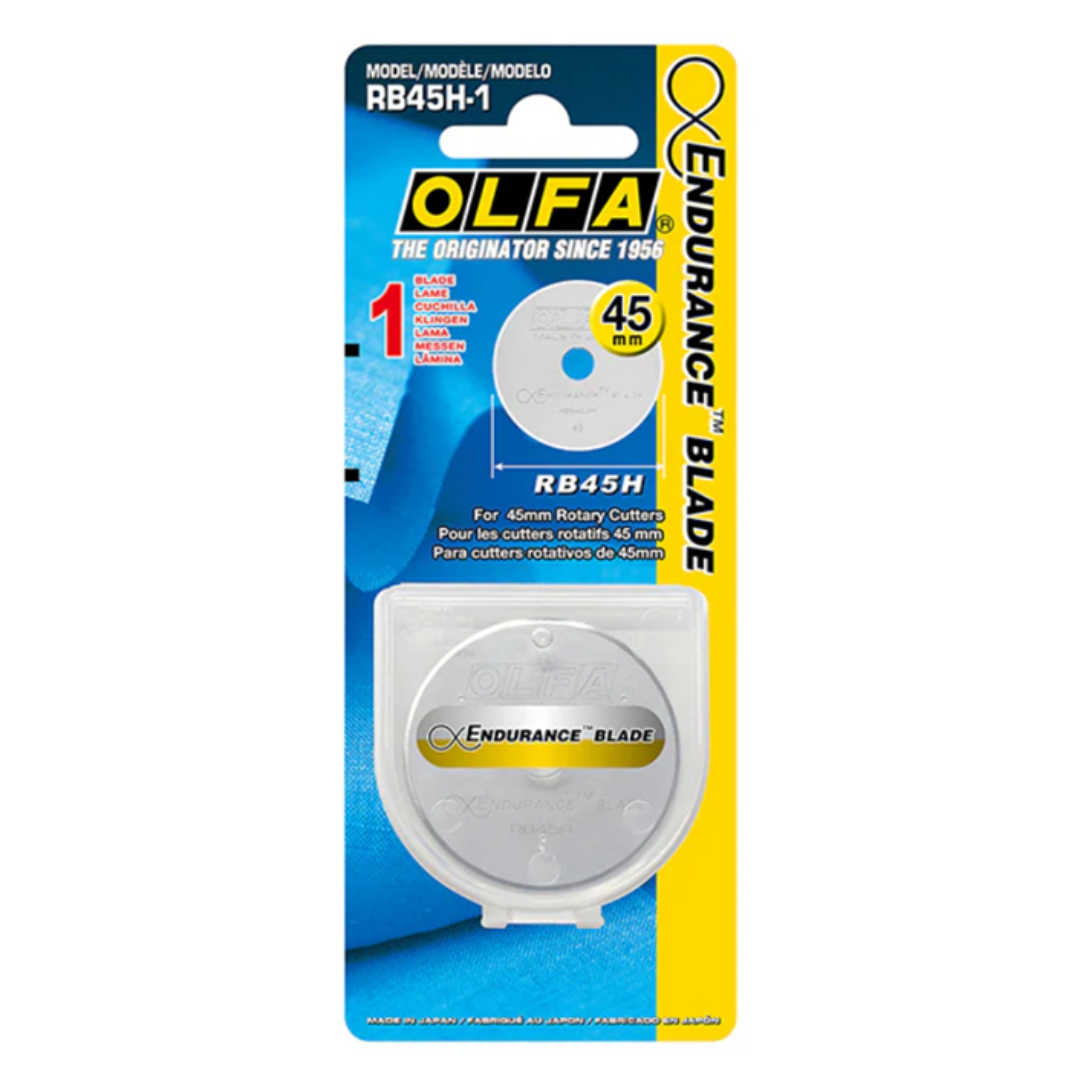 Olfa 45mm Endurance rotary cutter blade (RB45H-1)