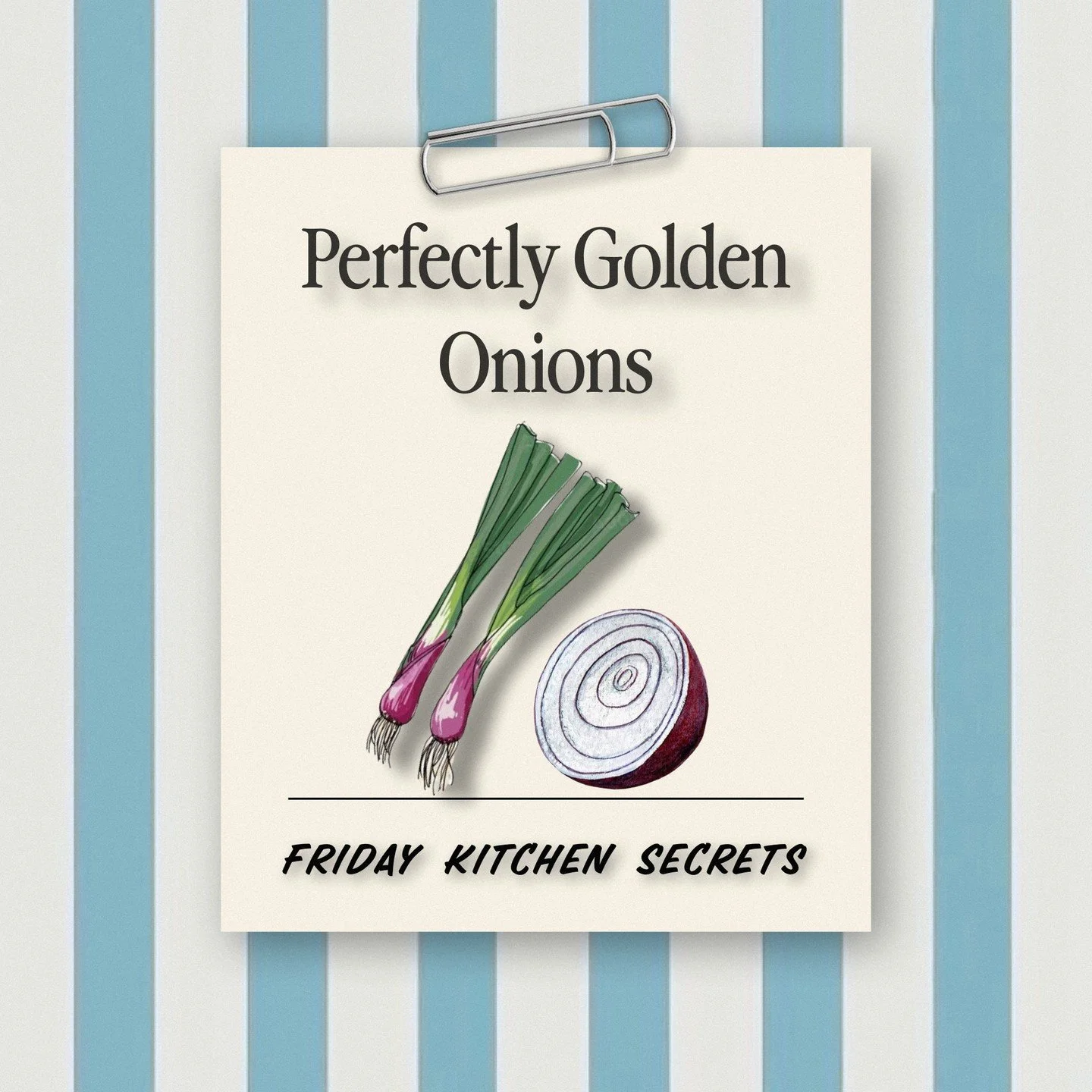 The Secret to Perfectly Golden Onions (No Burning!) 🧅✨

Onions are the base of almost every delicious dish &mdash; but getting them evenly golden without burning or bitterness is a true skill.

HERE ARE THE CHEF-APPROVED SECRETS:
1. Start with a col