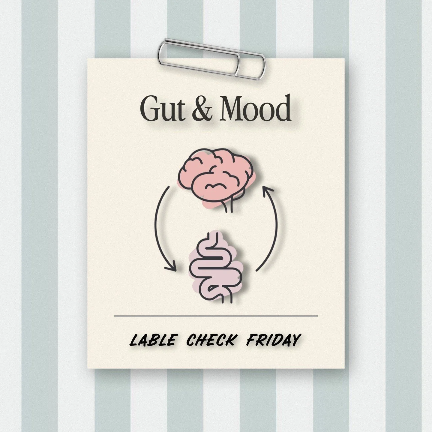 🎨 𝗟𝗔𝗕𝗘𝗟 𝗖𝗛𝗘𝗖𝗞 𝗙𝗥𝗜𝗗𝗔𝗬
Your gut and your mood are more connected than many people realize 👀

1. 𝗣𝗿𝗼𝗯𝗶𝗼𝘁𝗶𝗰 𝘀𝘁𝗿𝗮𝗶𝗻𝘀
Look for clearly listed strains like Lactobacillus or Bifidobacterium.
2. 𝗖𝗙𝗨 𝗰𝗼𝘂𝗻𝘁
Probiotic la