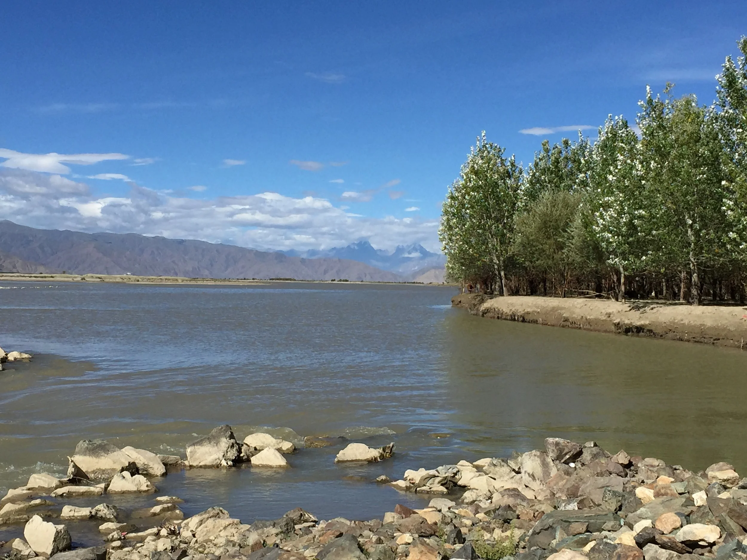 Tsangpo River & Jomo Karak Peaks of Yeshe Tsogyal