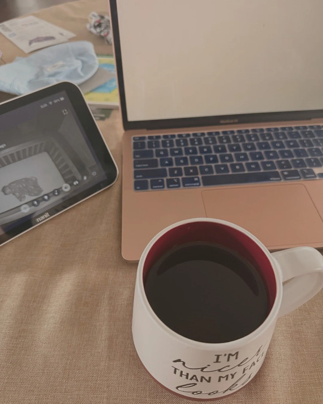 I didn&rsquo;t disappear.

I just stepped into a different kind of story.

The kind with slower mornings, shorter writing sessions, and a tiny human who somehow rewrote my entire world.

I used to measure progress in word counts and chapters. Now it&