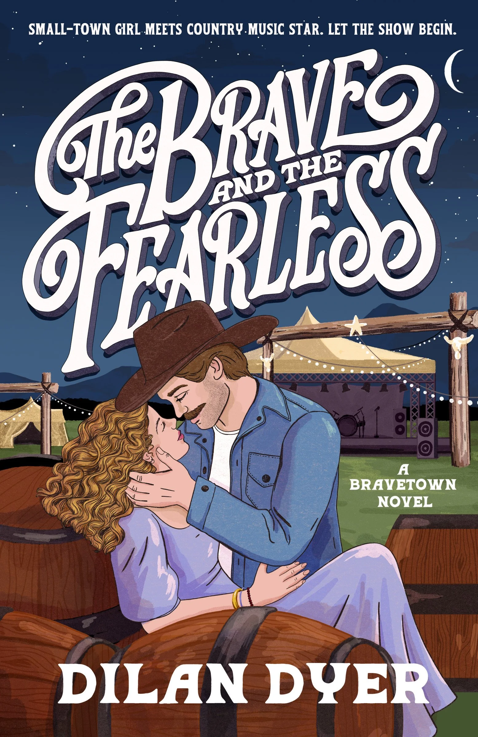 US Cover of The Brave and the Fearless by Dilan Dyer published by Dell Romance