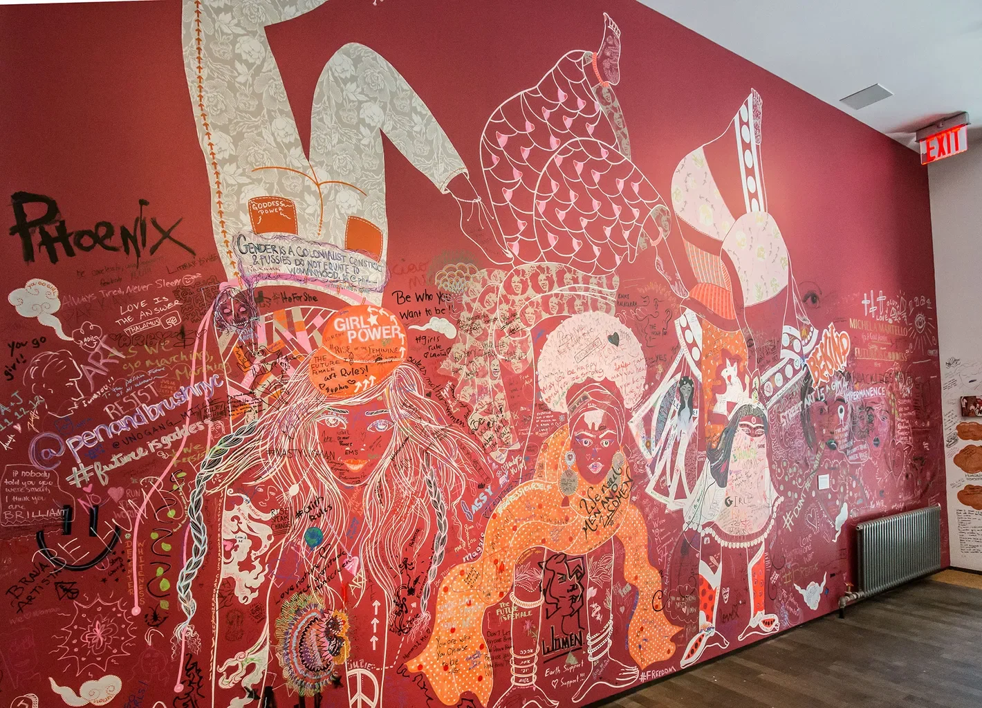 Teaching Artist Residency, 2017-2018. Pen + Brush Gallery, New York, NY.