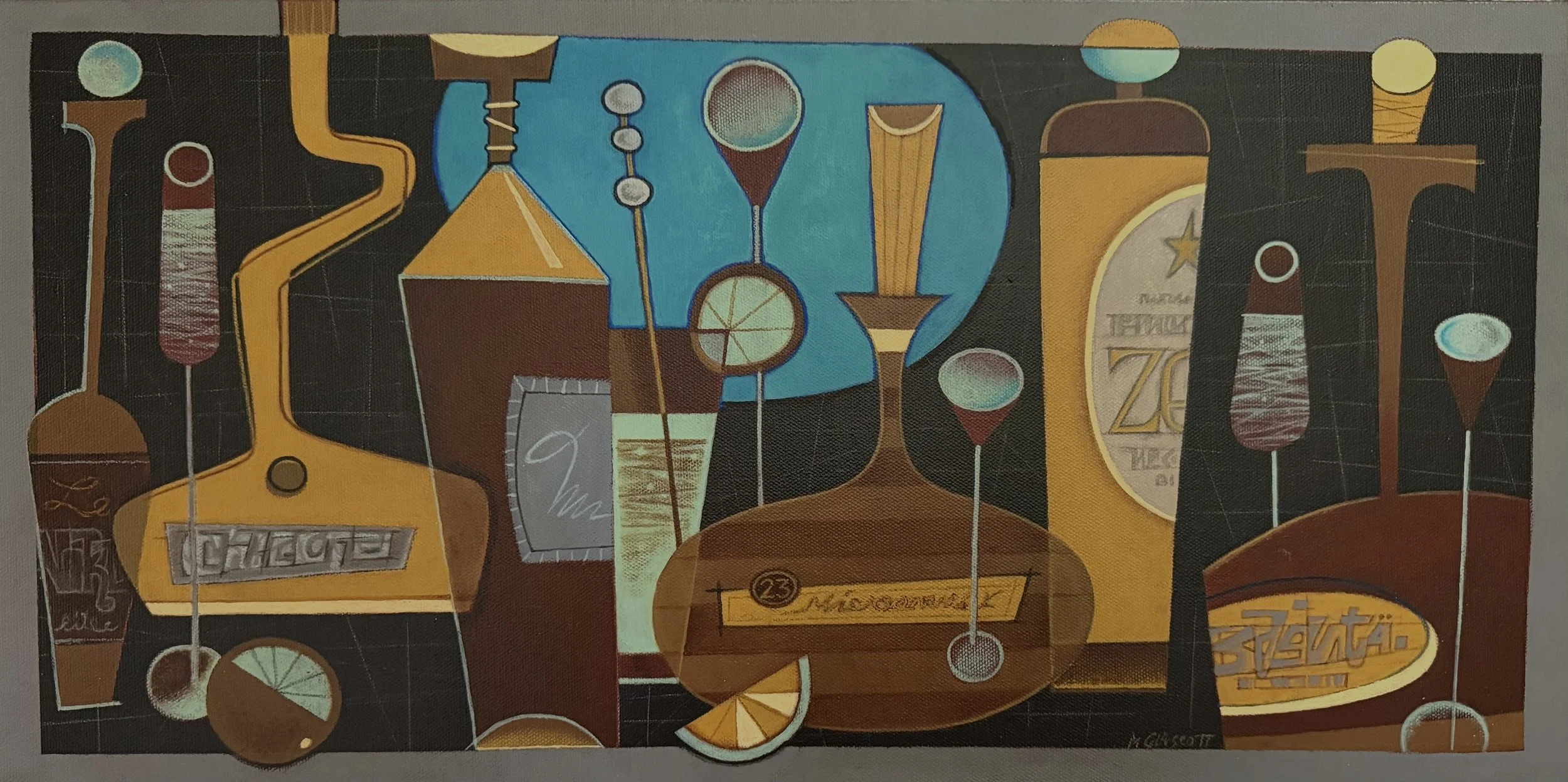 Blue Moon Bar (acrylic)