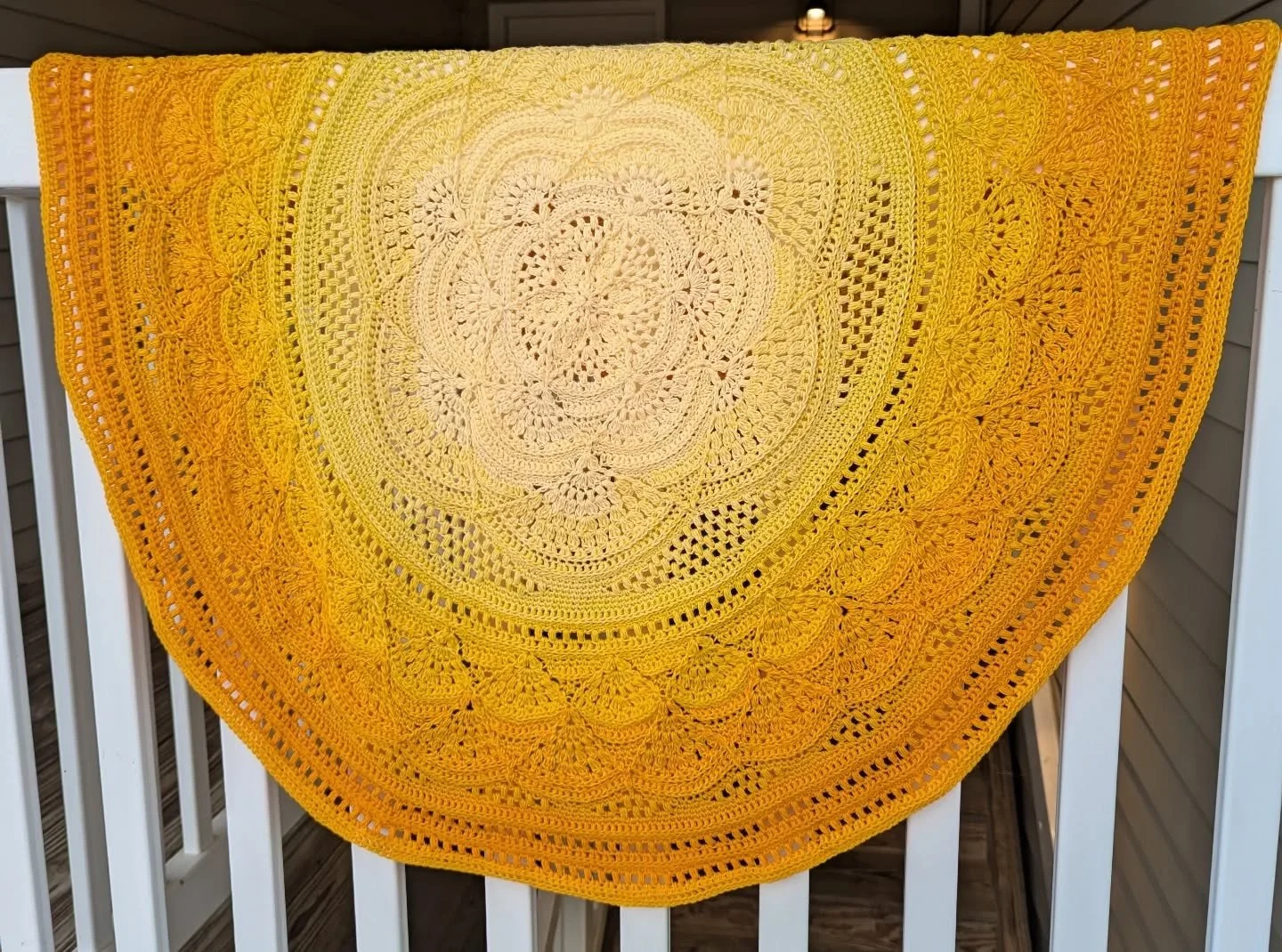 Golden Sunshine #smallripples completed!
37&quot;
YarnArt Rosegarden 309 with 3.5mm hook