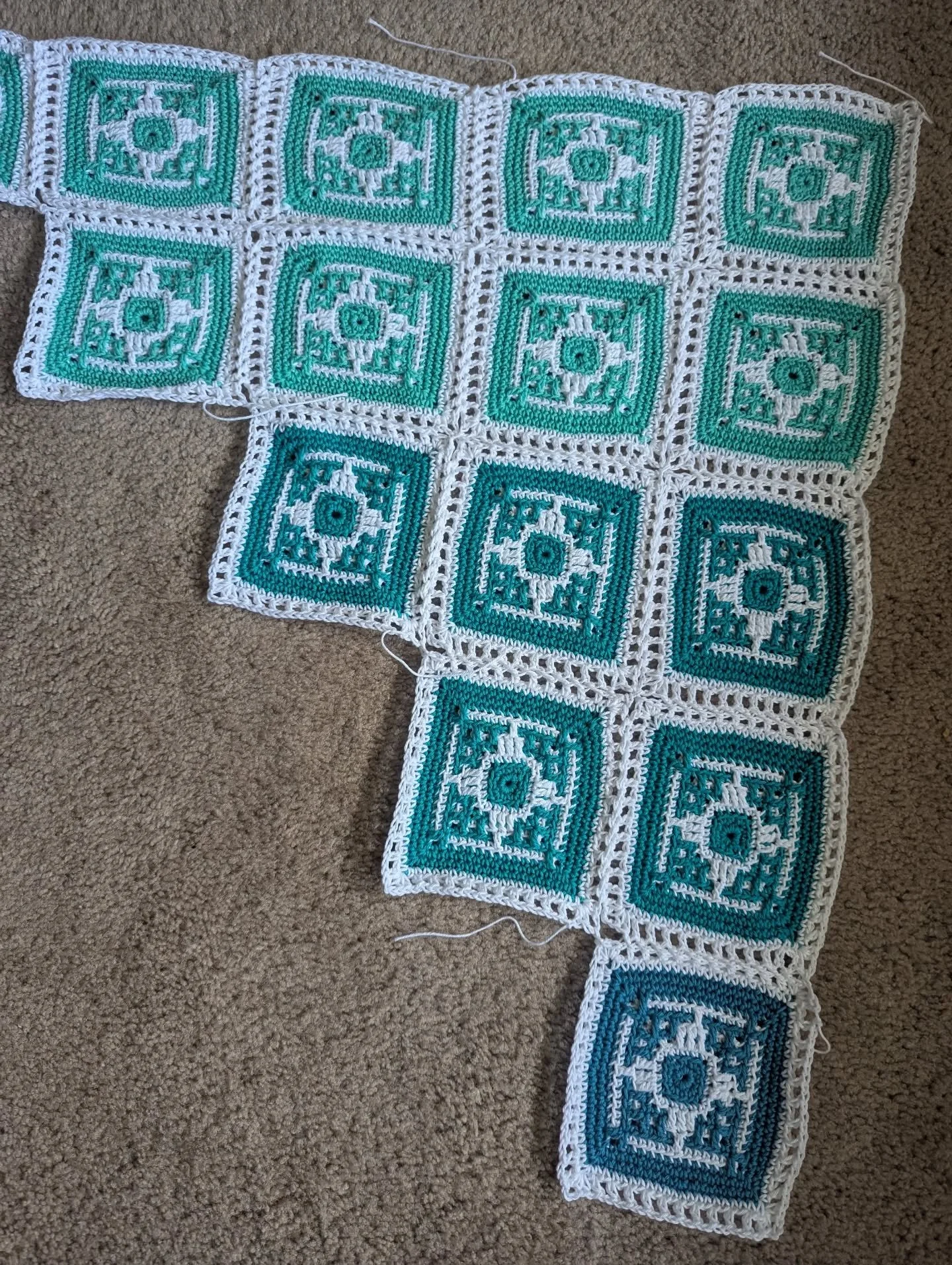 #mieliepapmosaic
Liking this a lot
1 of 2 blankets
Available when finished