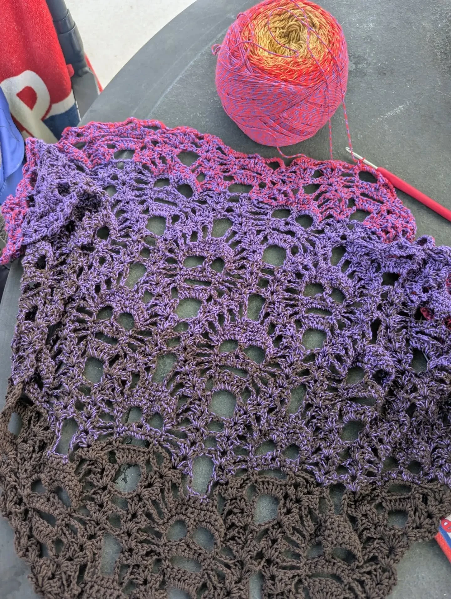 Skull shawl!