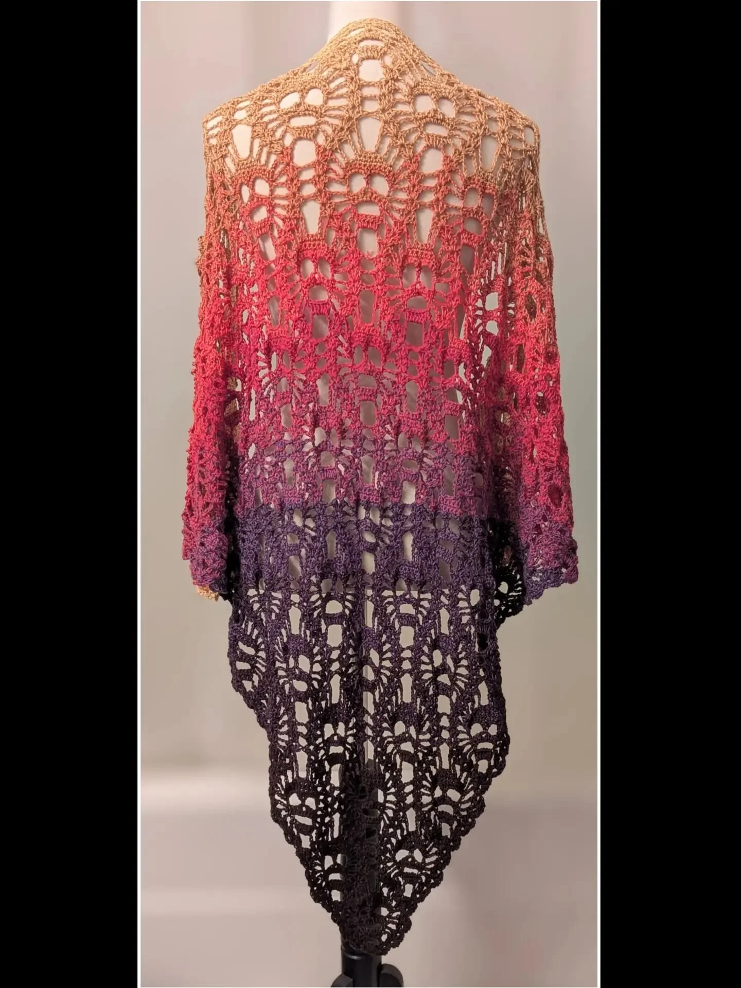 Lost Skulls Shawl by Marietta Roy
YarnArt Flowers color 265