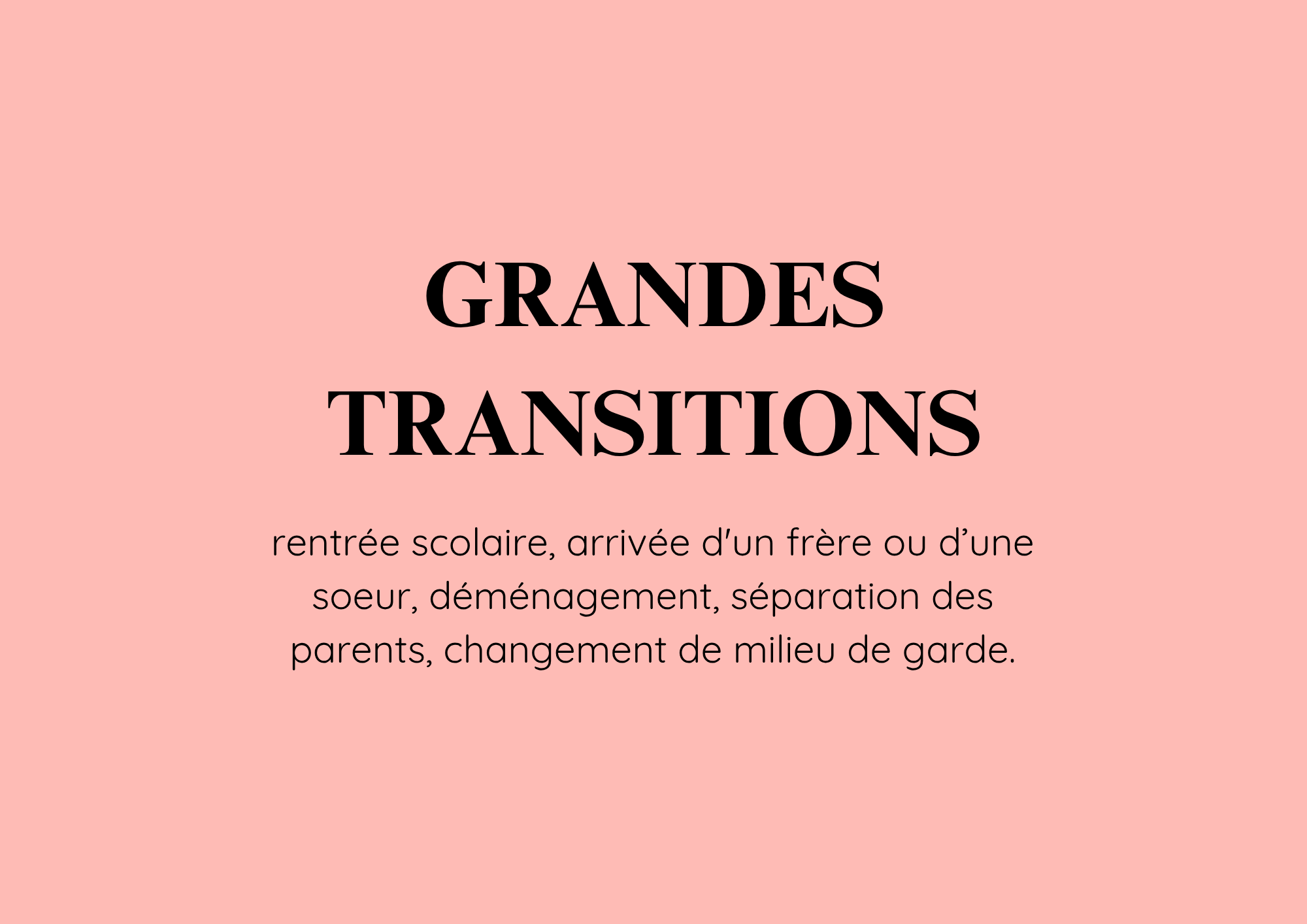 Grande transition