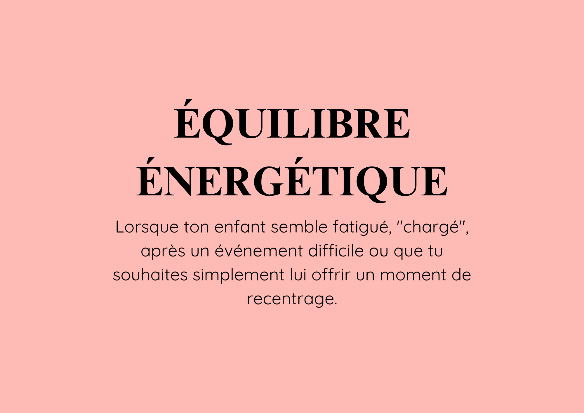 Équilibre énergétique