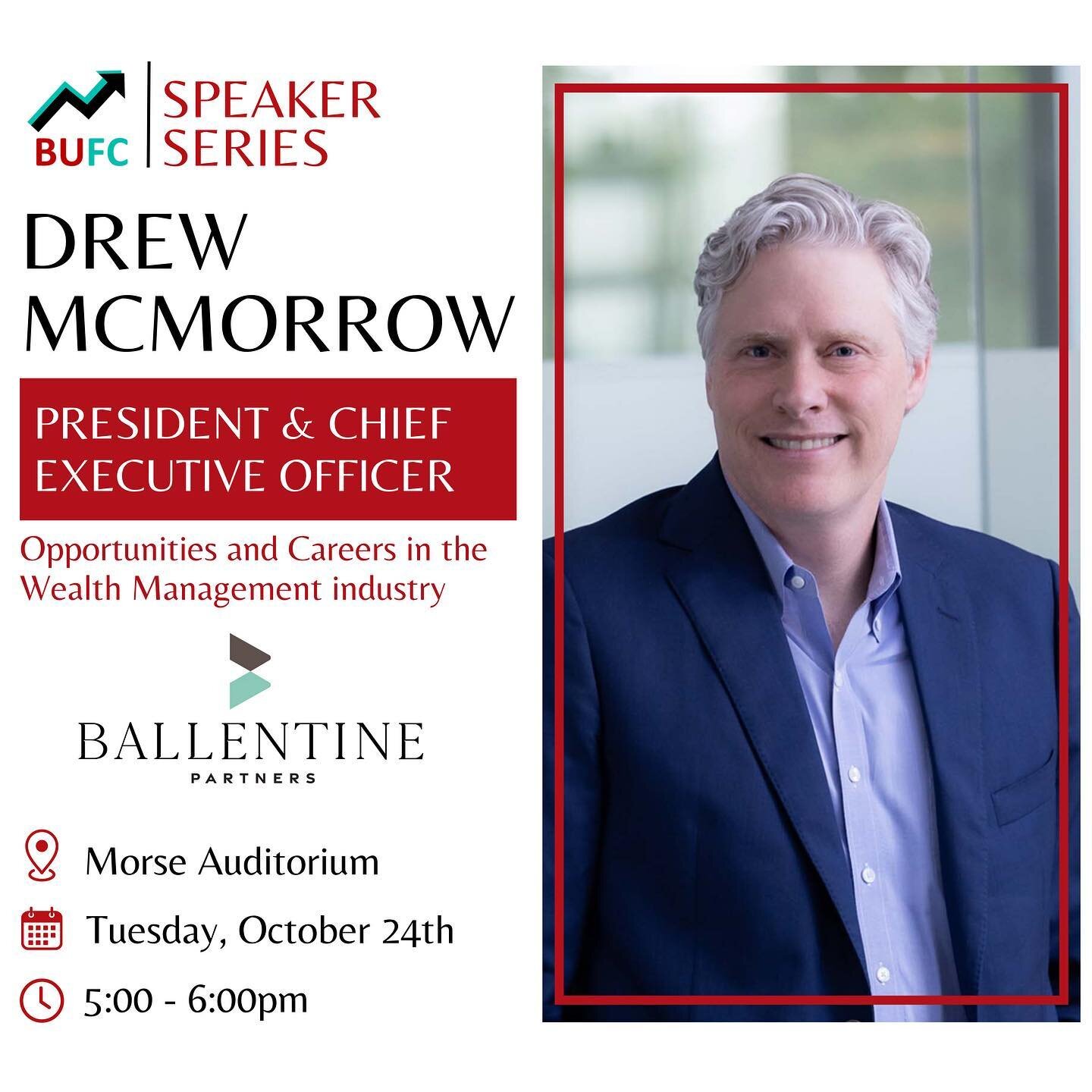 Sign up through the link in our bio to hear Drew McMorrow on Tuesday, October 24th, at 5 pm in Morse Auditorium!