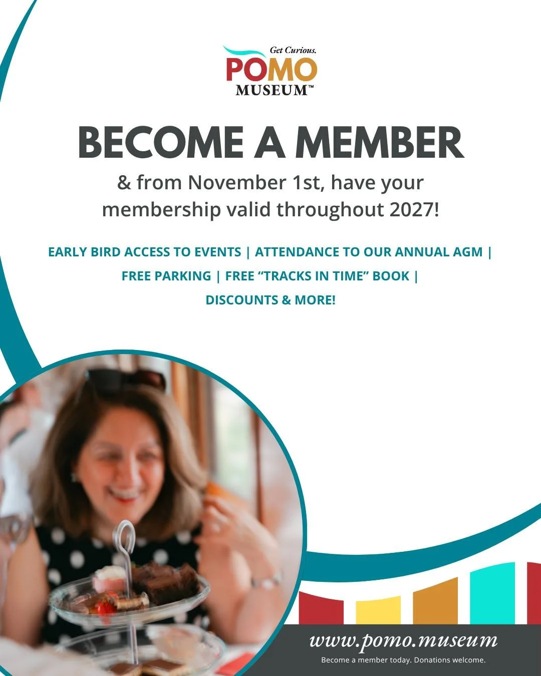 The holidays are coming, and so are our fan favourite events! Want to get first access to events such as our Holiday Tea on the Train? Floral Holiday Workshop? &amp; More? 

Starting at $10 a person, purchase your membership today and immerse in the 