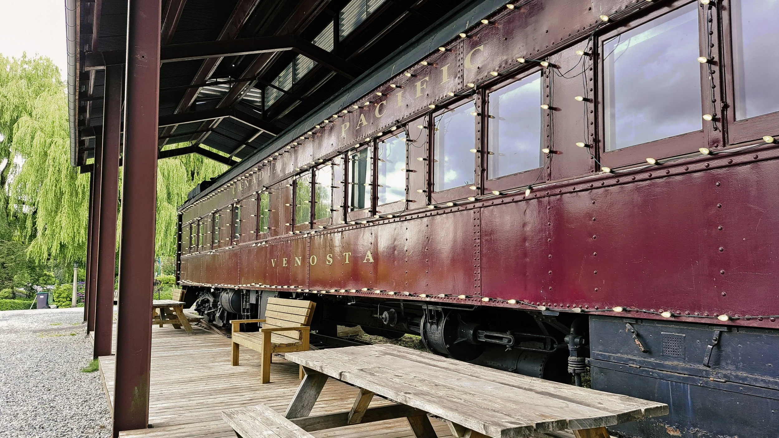 The Venosta, a 1921 passenger train car