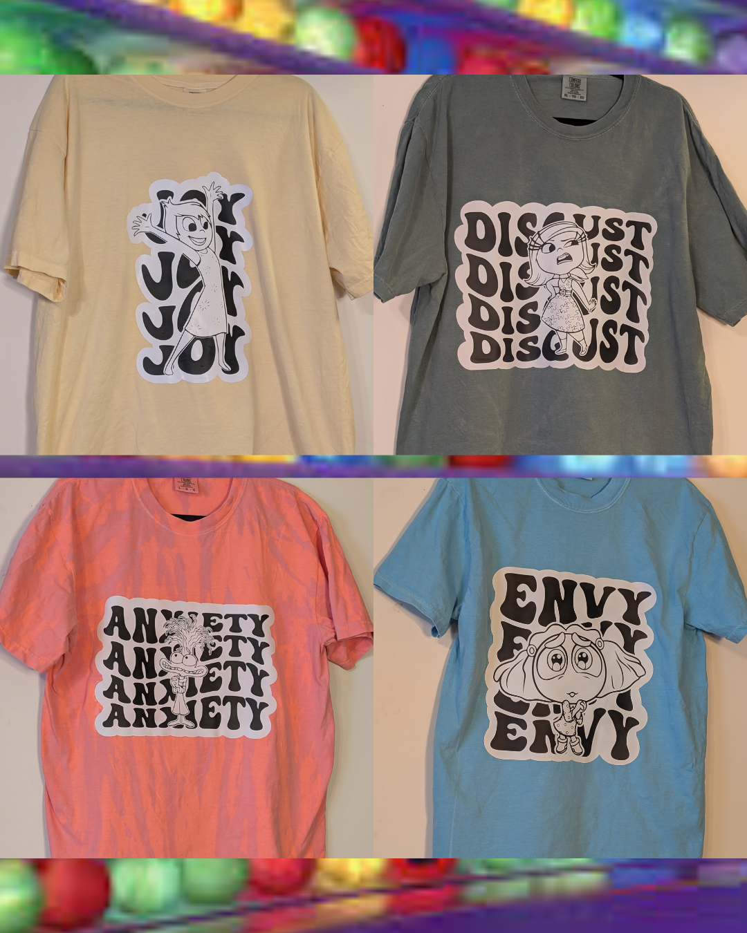 Disney-Inspired Layered Vinyl Shirts