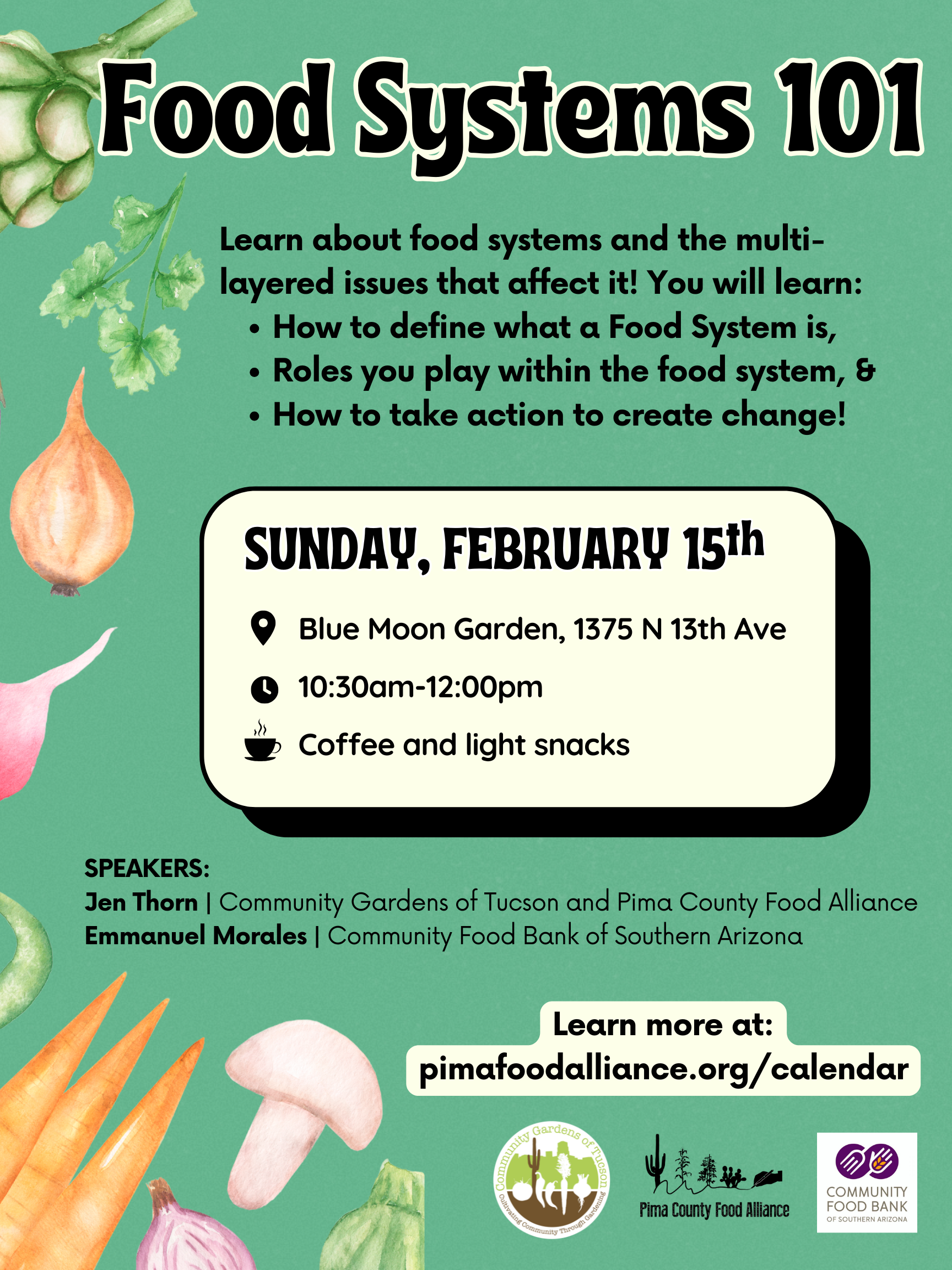 Food Systems 101 with the Community Gardens of Tucson