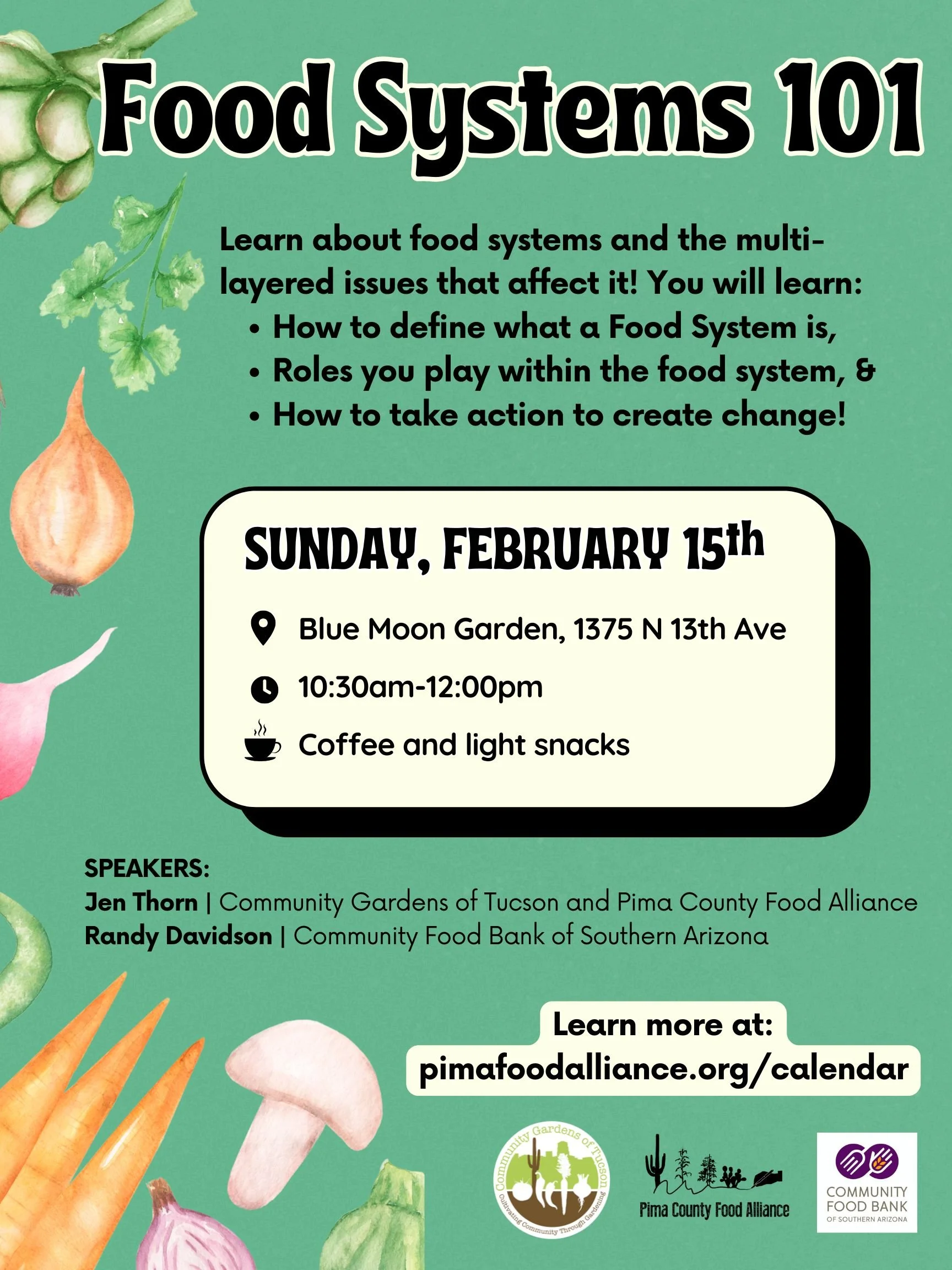 Food Systems 101 with the Community Gardens of Tucson