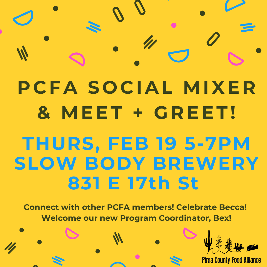 PCFA Social Mixer & Meet + Greet!
