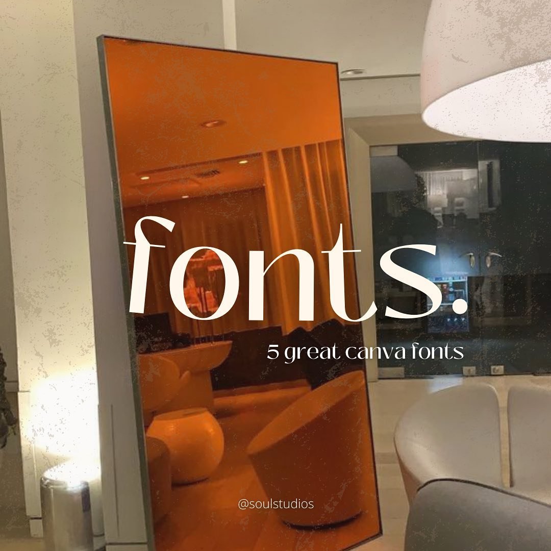 canva is a hotspot for entrepreneurs and budding business bc it makes making social media graphics so easy!
here are some of my favourite fonts for easy and beautiful designs! which is your favourite? π€