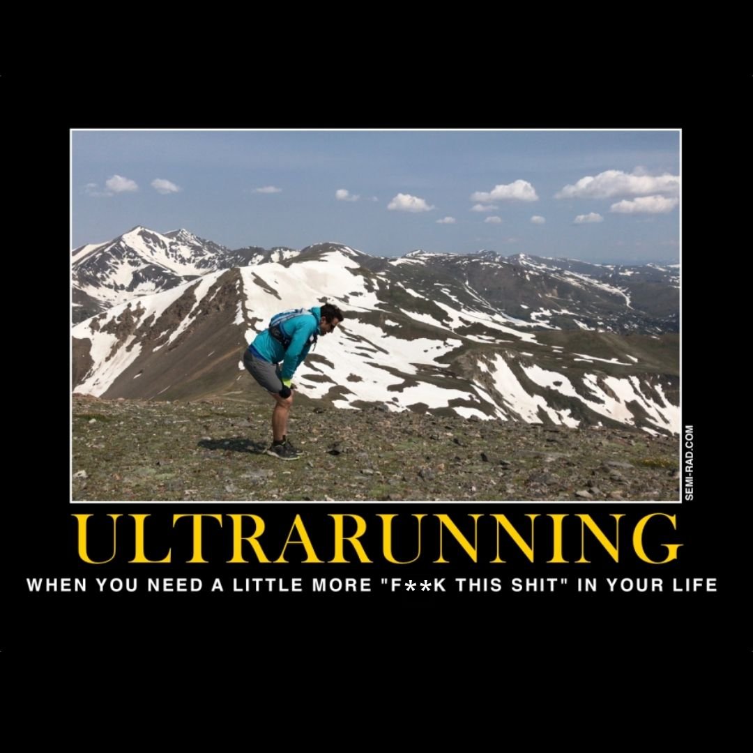 It really do be like that sometimes.

#ultrarunning #happyearthday