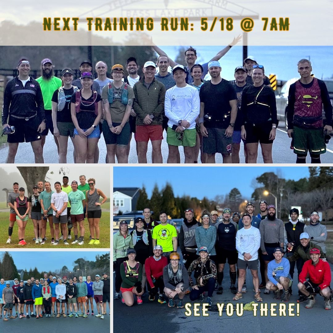 Our next Sugg Farm Ultra group training run is this Saturday at 7AM!

Join us for 5 or 10 miles of trail running, followed by coffee and treats (while supplies last, lol).

We'll also be raffling off a FREE Evaluation w/ Dr. Brett Clingerman, DPT, OC