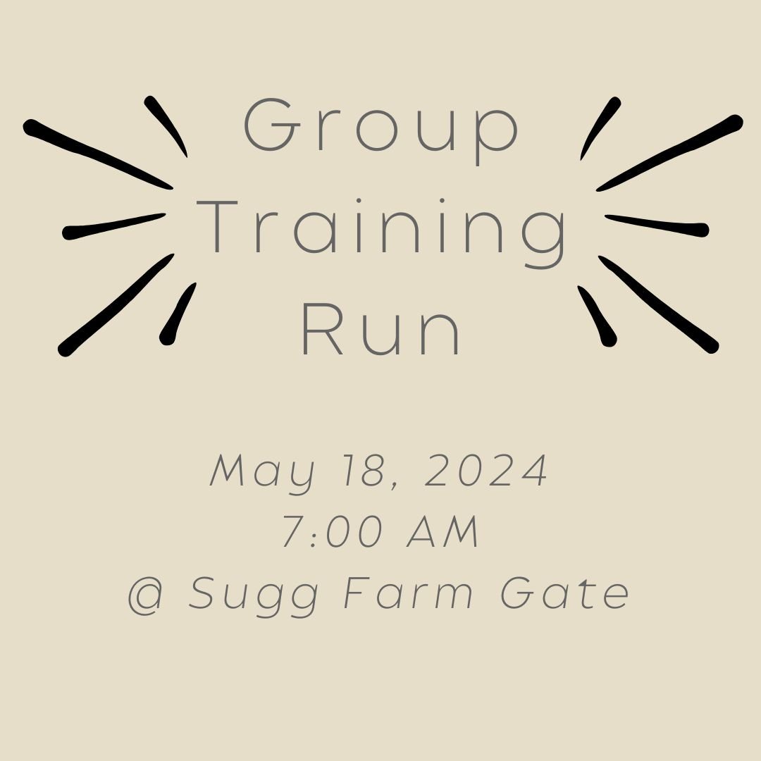 Our next @suggfarmultra group training run is this Saturday at 7AM!

Join us for 5 or 10 miles of trail running, followed by coffee and treats (while supplies last, lol).

We'll also be raffling off a FREE Evaluation w/ Dr. Brett Clingerman, DPT, OCS