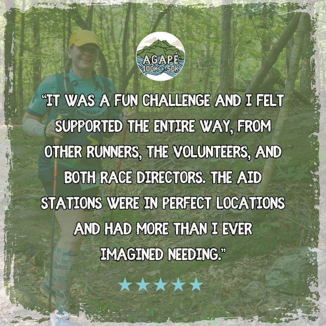 "It was a fun challenge and I felt supported the entire way, from other runners, the volunteers, and both race directors. The aid stations were in perfect locations and had more than I ever imagined needing."