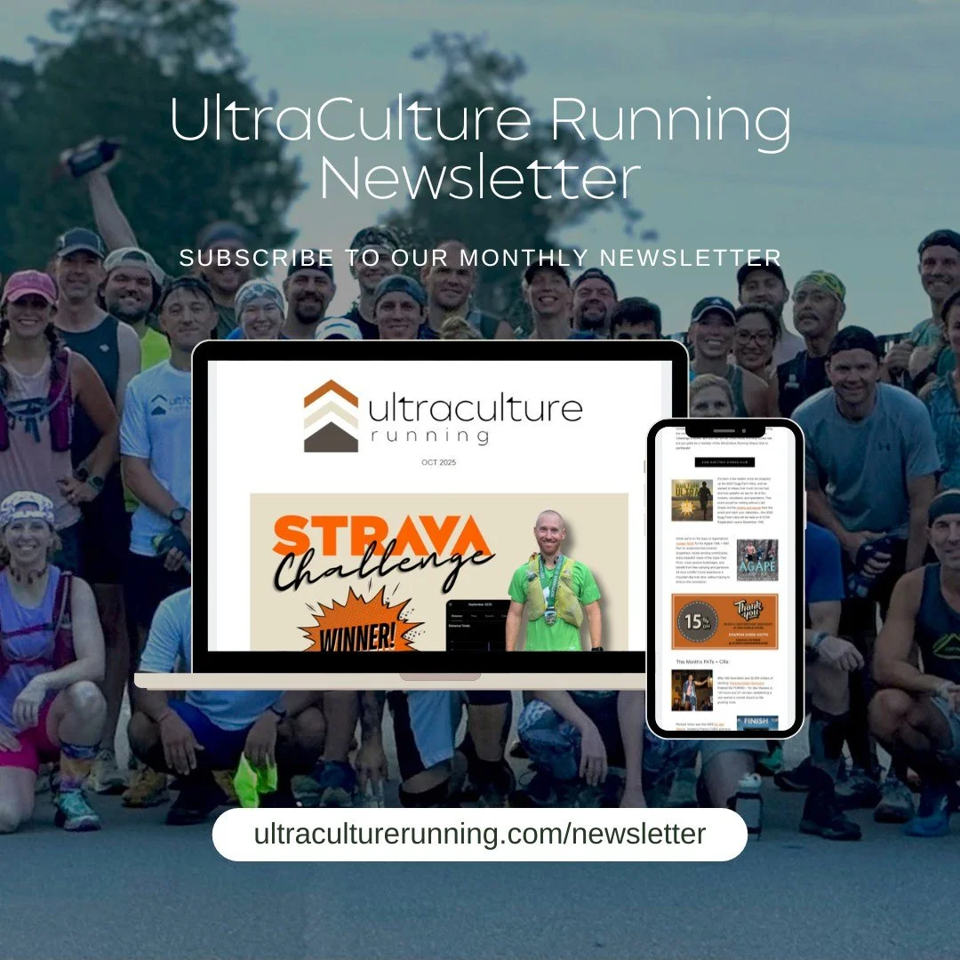 The UltraCulture Running newsletter offers a monthly roundup of everything from race events to inspirational stories and community highlights. You&rsquo;ll also have access to exclusive giveaways.  It's free - use the link in our bio to sign up today