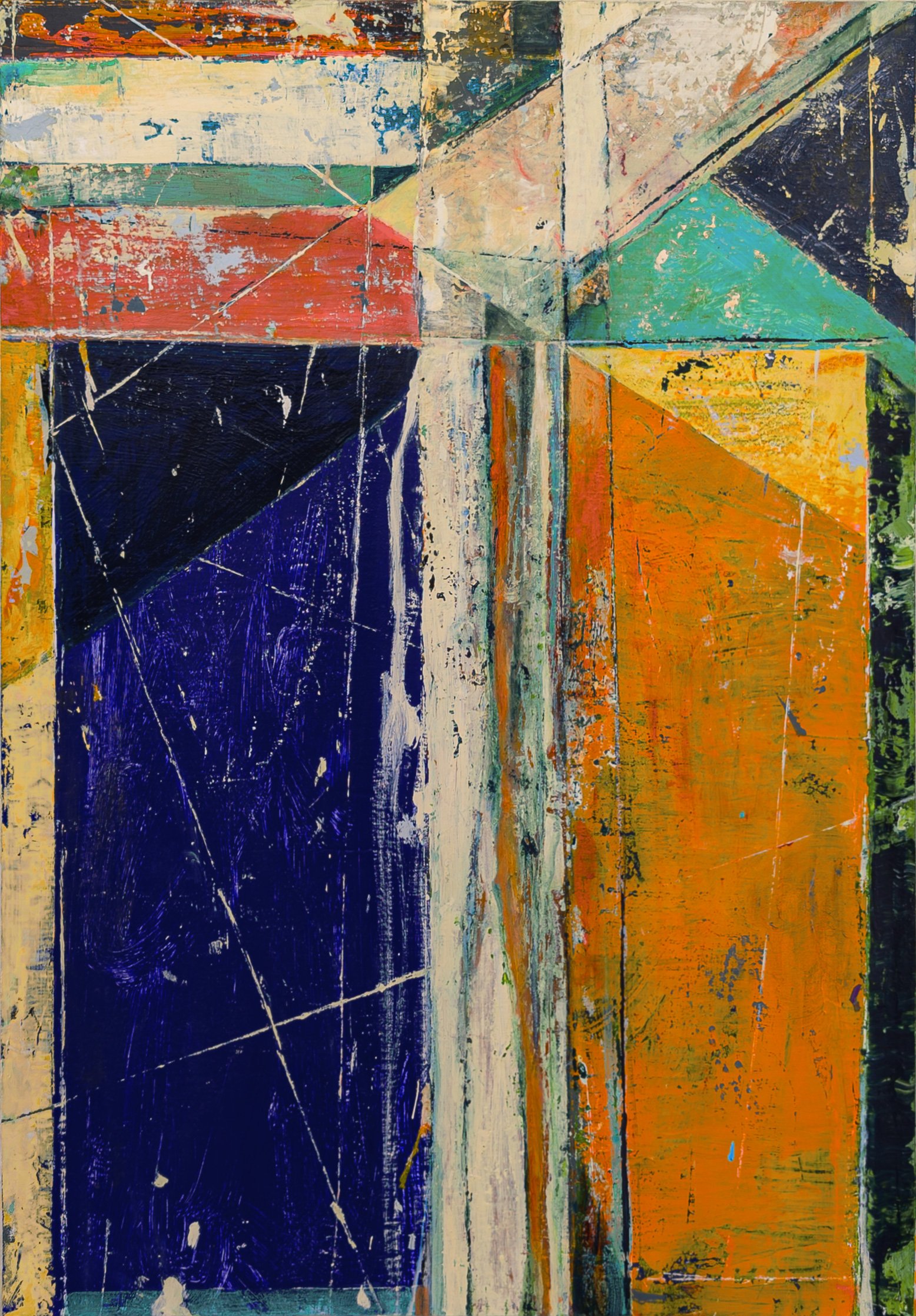 NEXUS, acrylic on canvas, 36 x 25 in., MMXXI