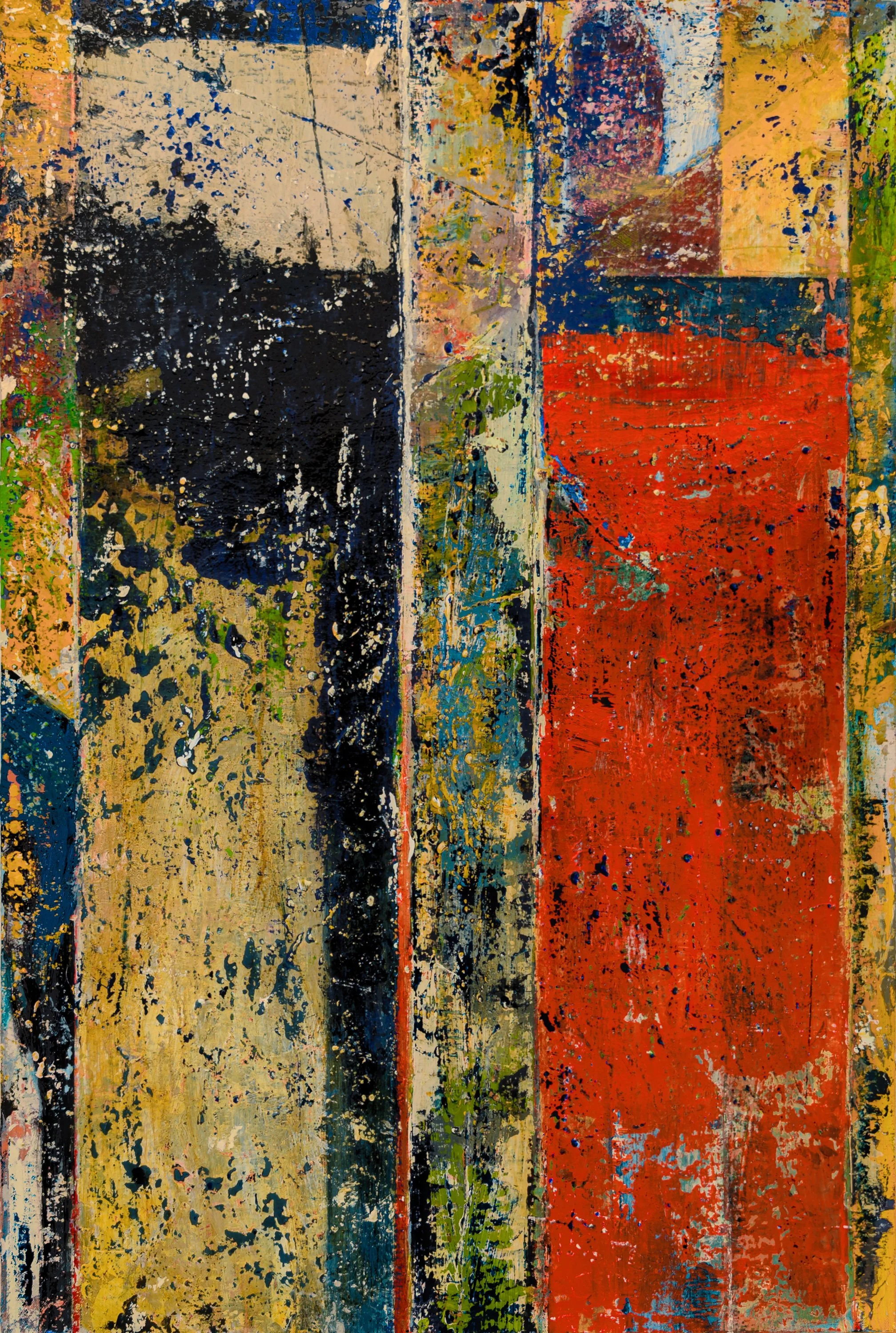 LIONHEART, acrylic on canvas, 36 x 24 in., MMXXI