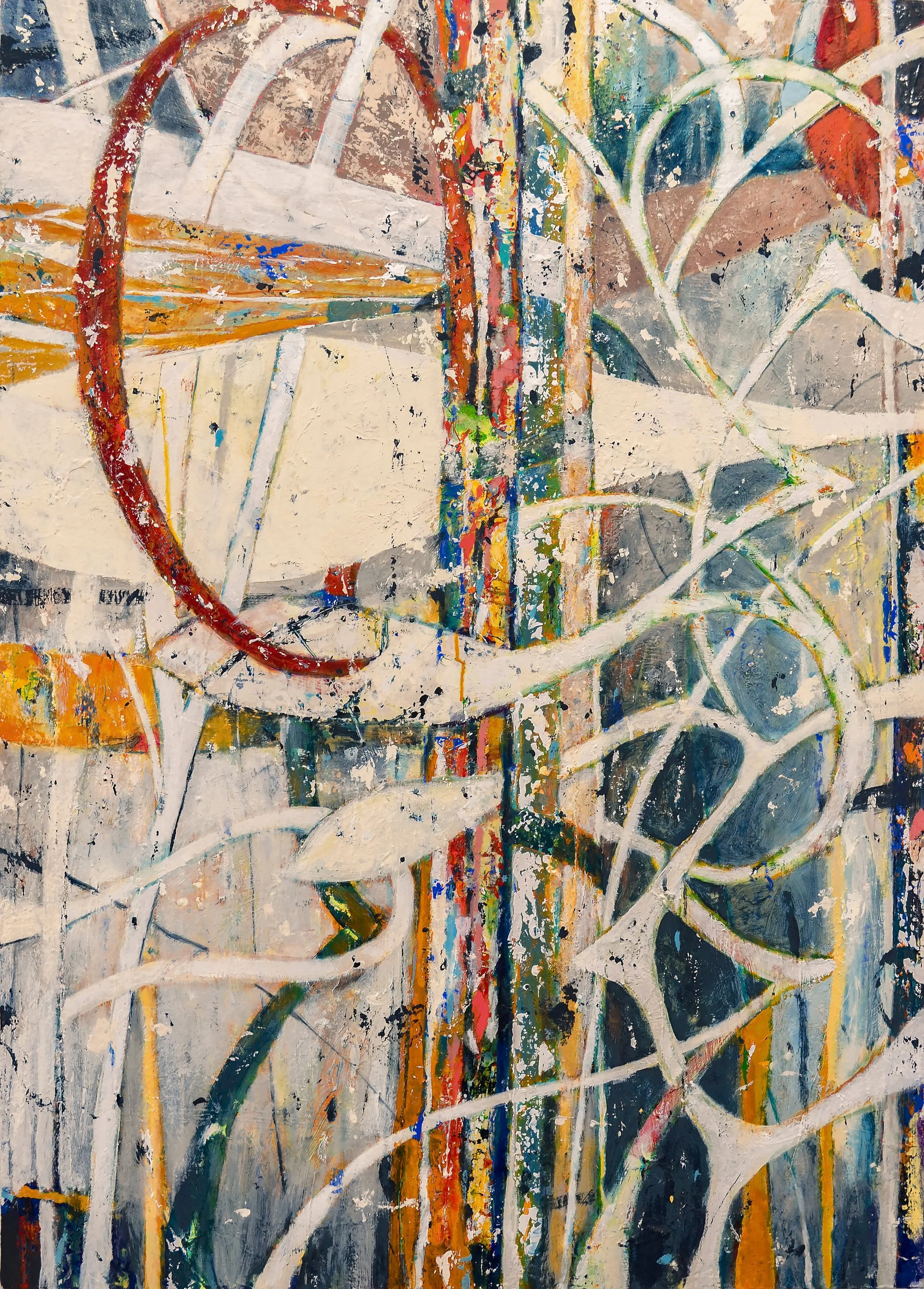 LET ME SEE, acrylic on canvas, 42x30 in., MMXXIII