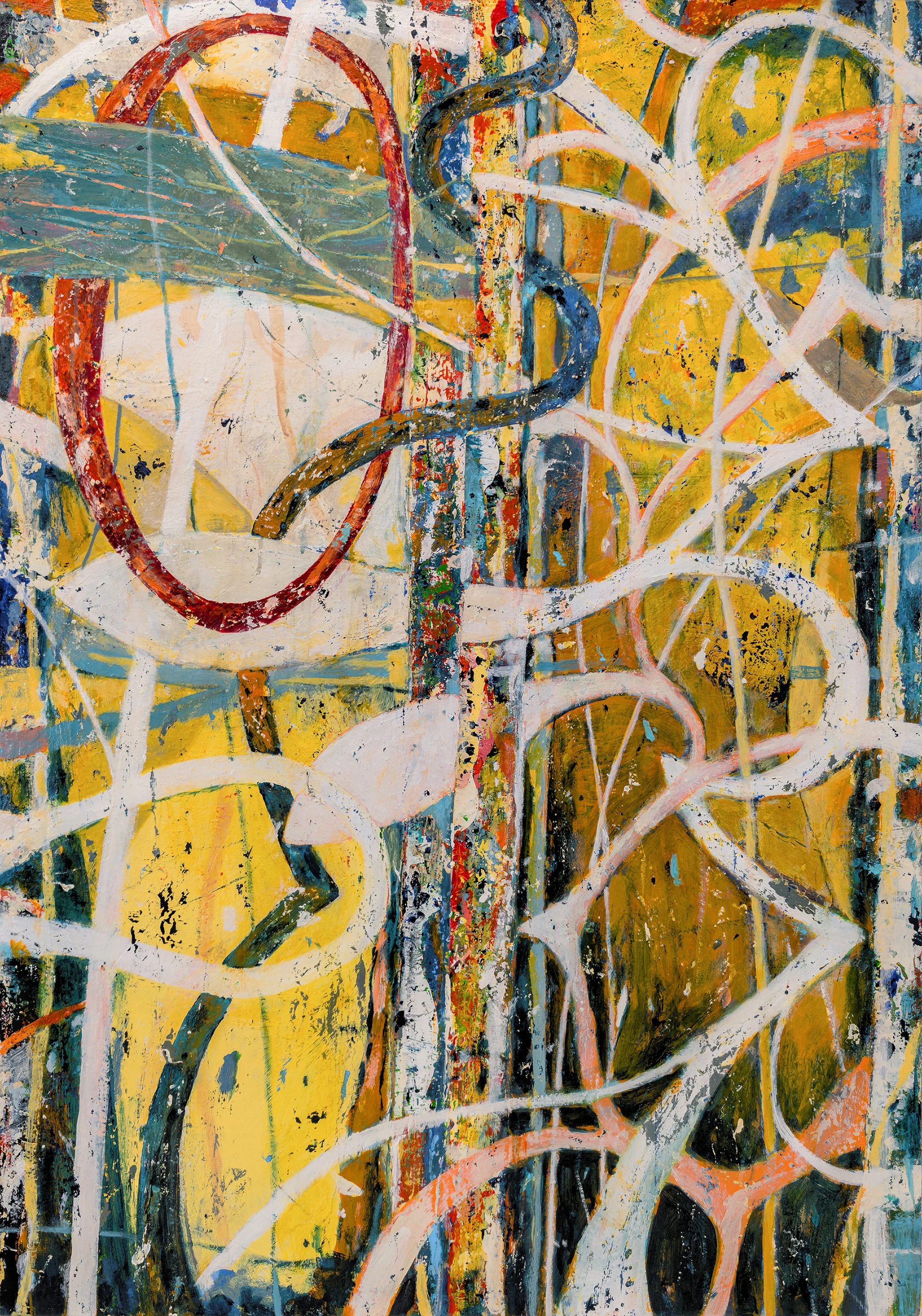 XANTHOUS, acrylic on canvas, 46x32 in., MMXXIII