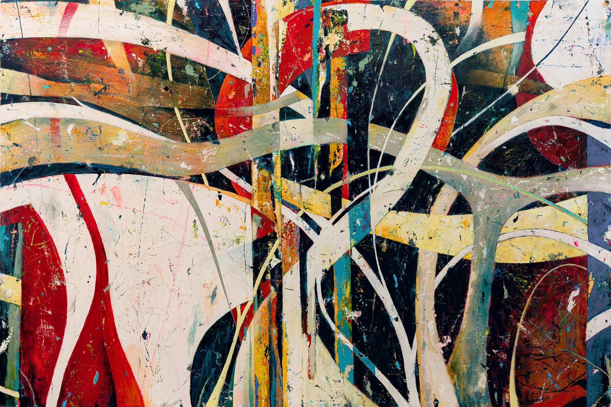WINDS OF MARCH, acrylic on canvas, 40x60 in., MMXXVI
