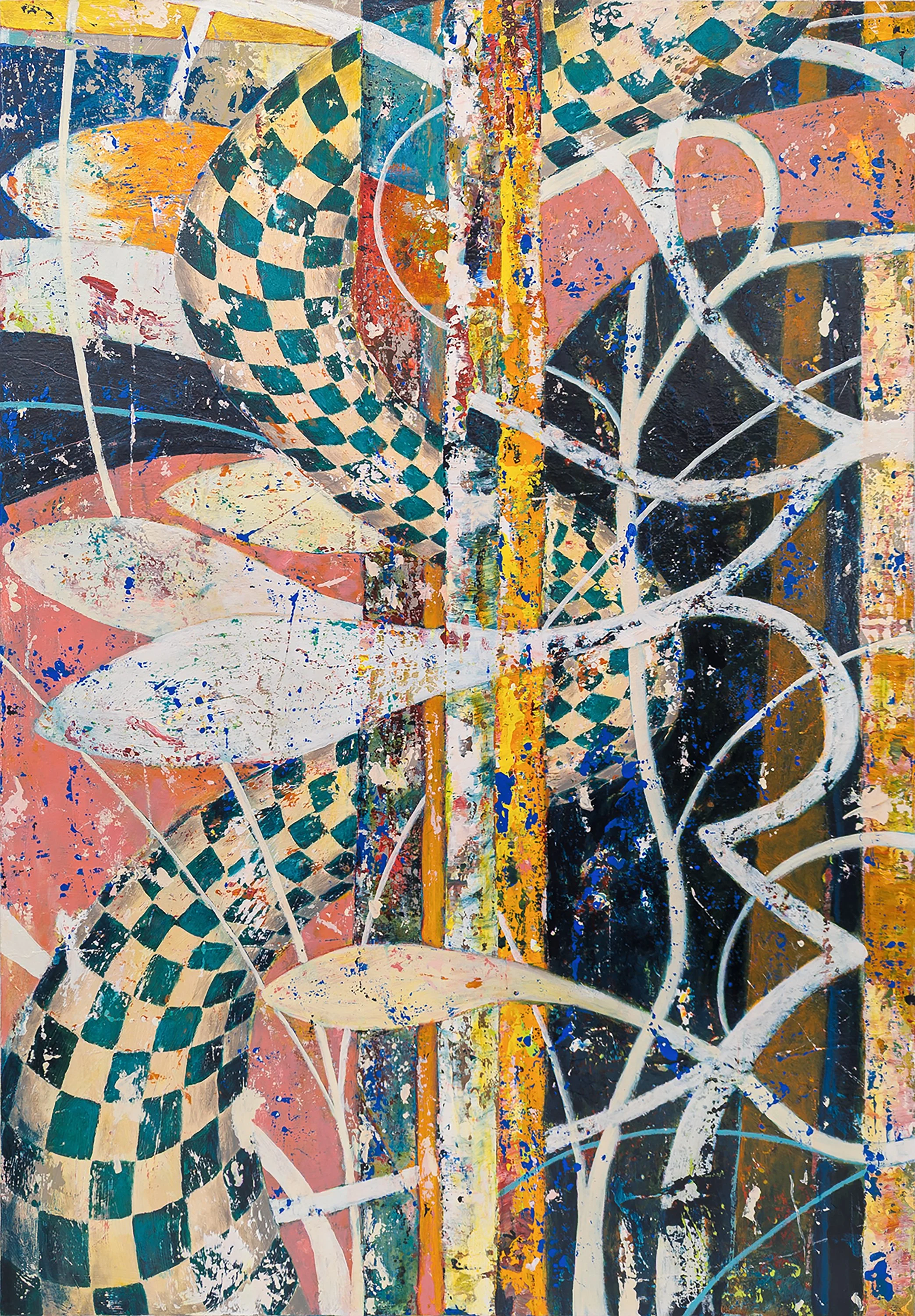 Ascension IX, acrylic on canvas. 46x32 in., MMXXIV