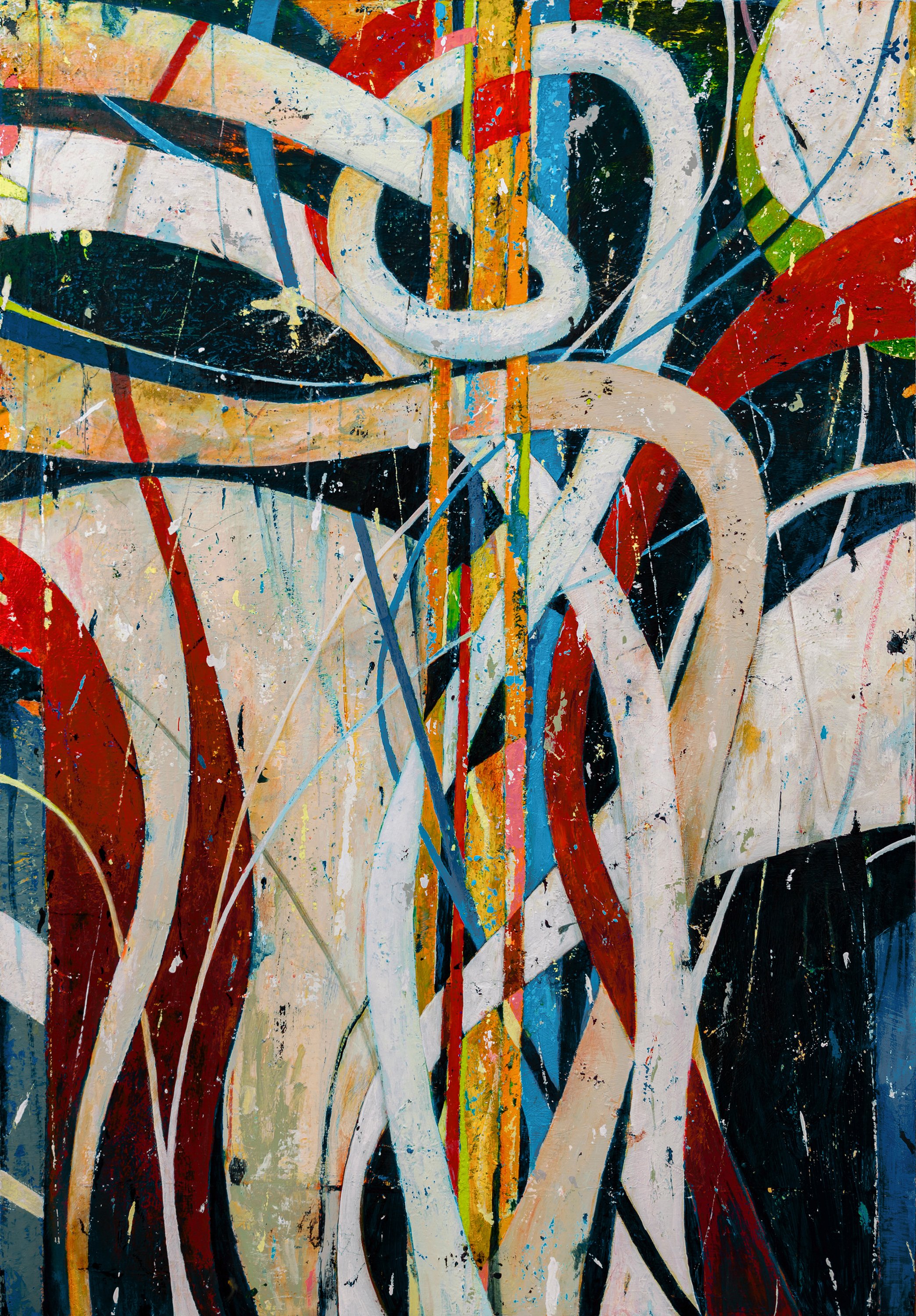 STORYTELLER, acrylic on canvas, 60x40 in., MMXXVI