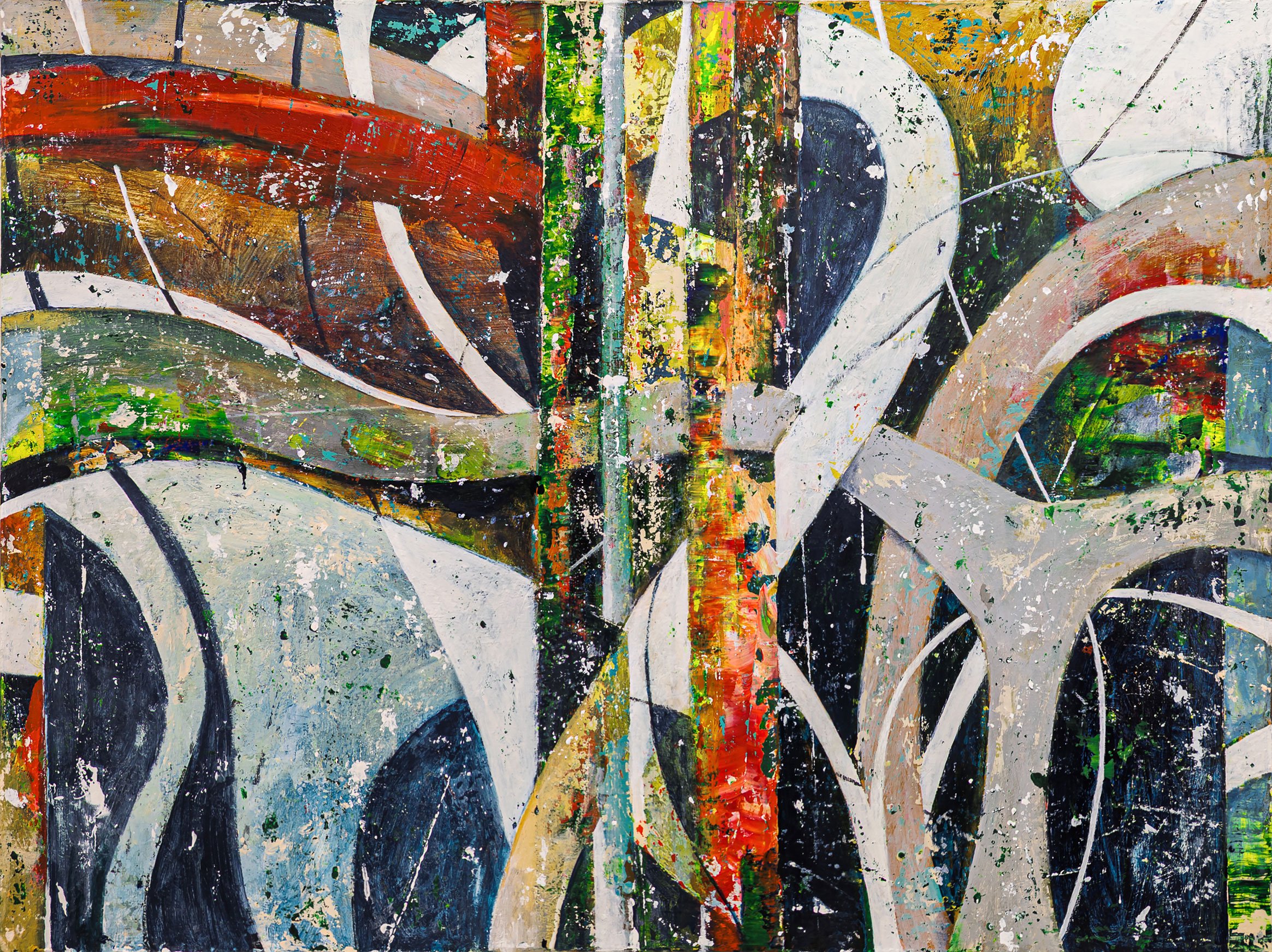 Midnight Angel, acrylic on canvas, 30x40 in. MMXXVI