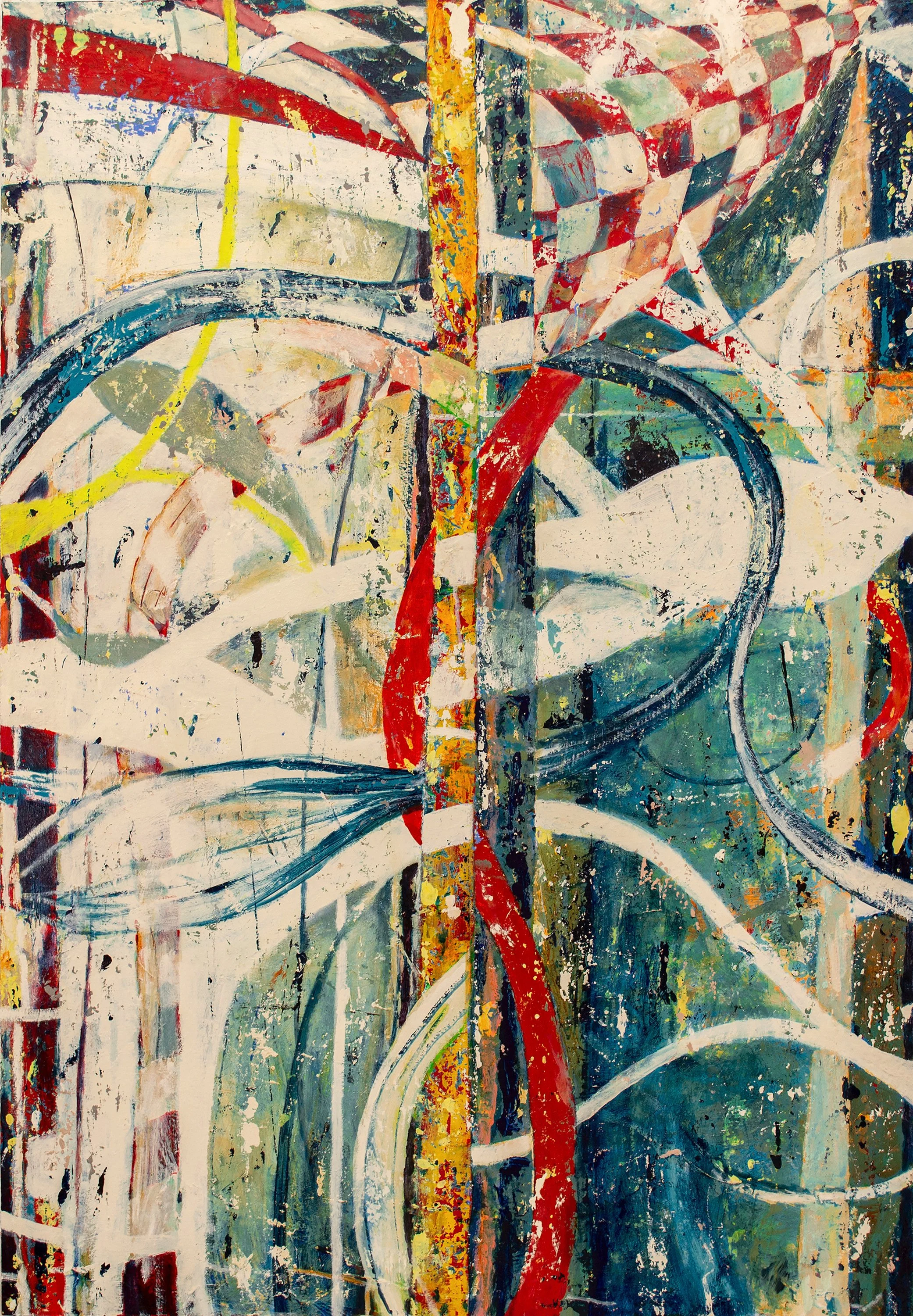 THE BECKONING, acrylic on canvas 46x32 in., MMXXIV