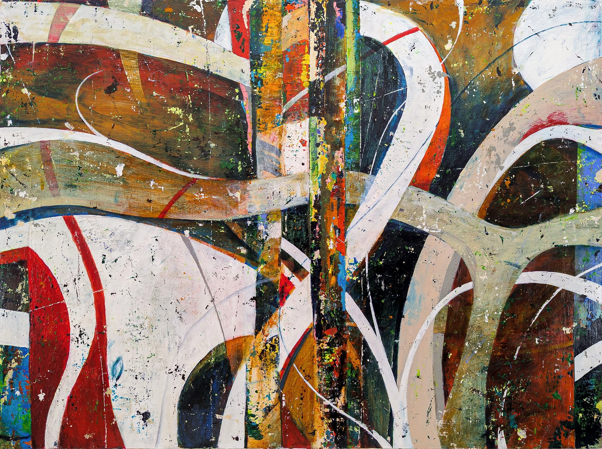 Nightingale, acrylic on canvas. 30x40 in., MMXXVI