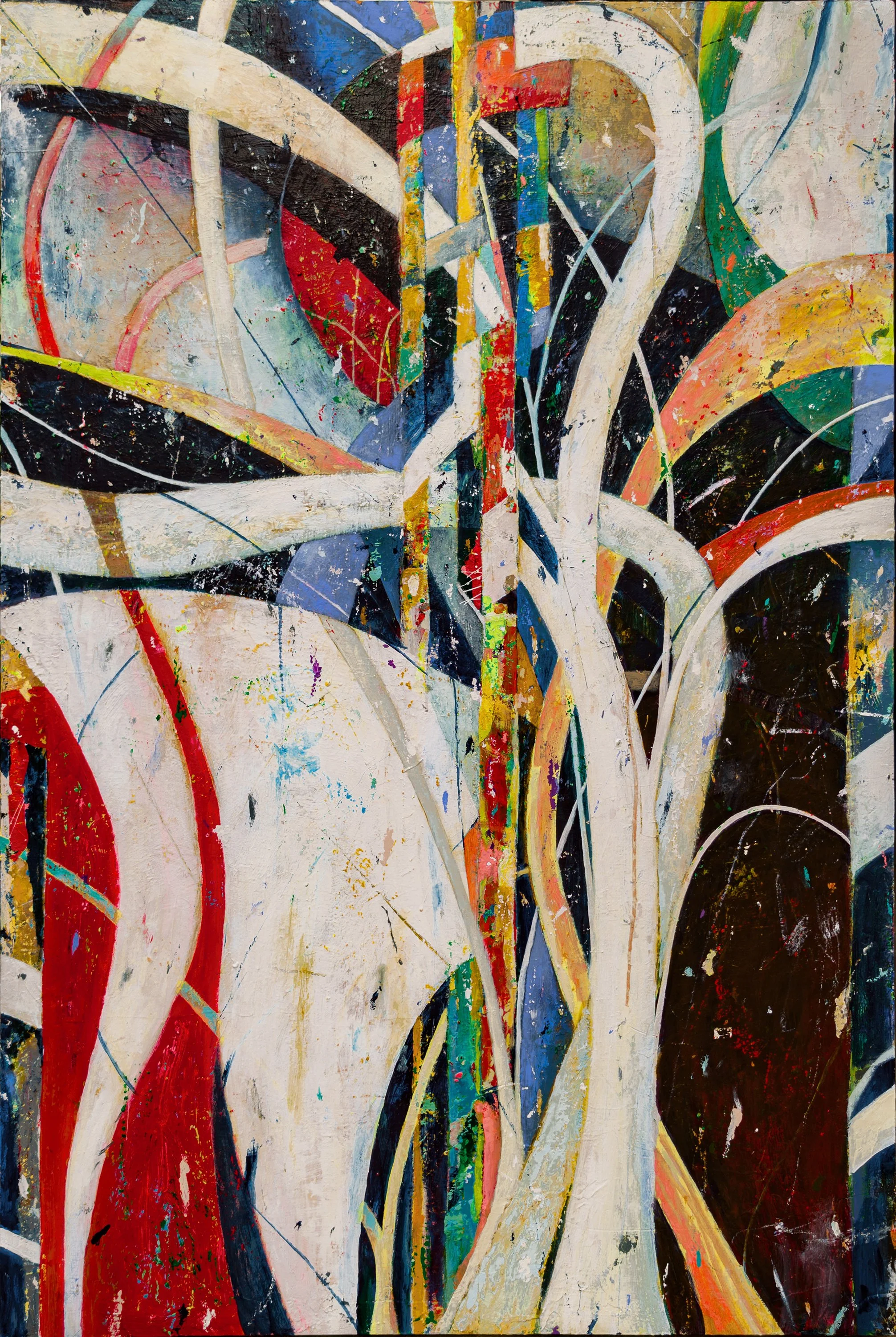 THE SILENT SWAN, acrylic on canvas, 60x40 in., MMXXVI