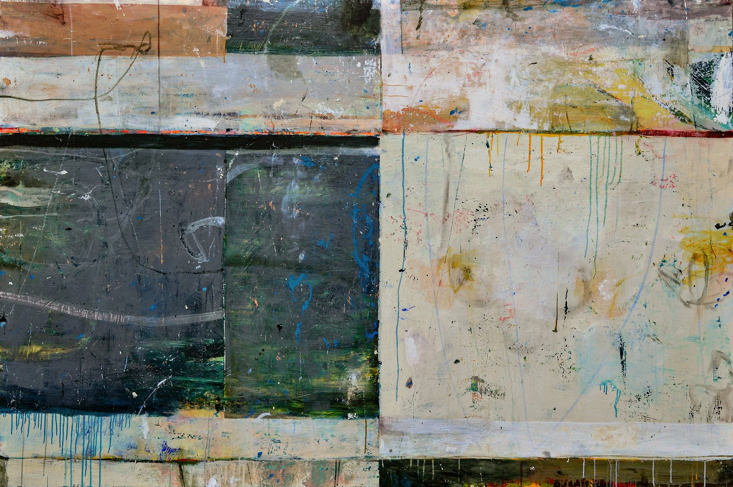 Water for Time, acrylic on canvas, 53 x 80 in., MMXIX