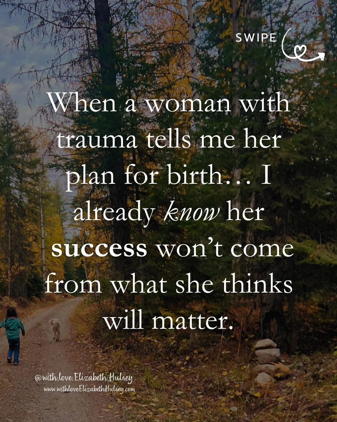 When a woman with trauma tells me her plan for birth, I&rsquo;m not listening for how &ldquo;strong&rdquo; she thinks she needs to be.

I&rsquo;m listening for the patterns her body has learned to survive.

Because trauma doesn&rsquo;t show up as wea