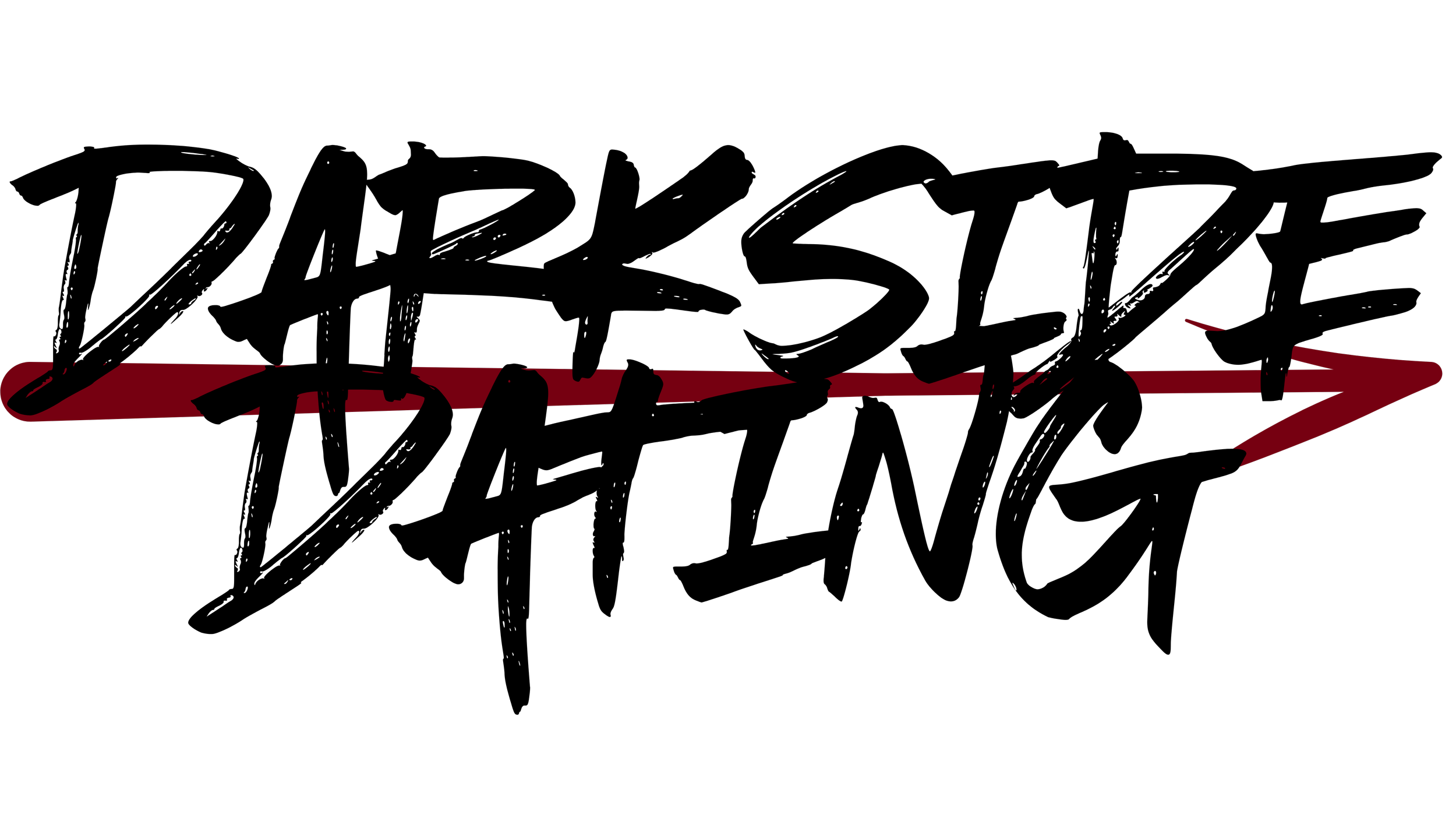 Black background with red text that reads "The Walking Dead" in a handwritten style.
