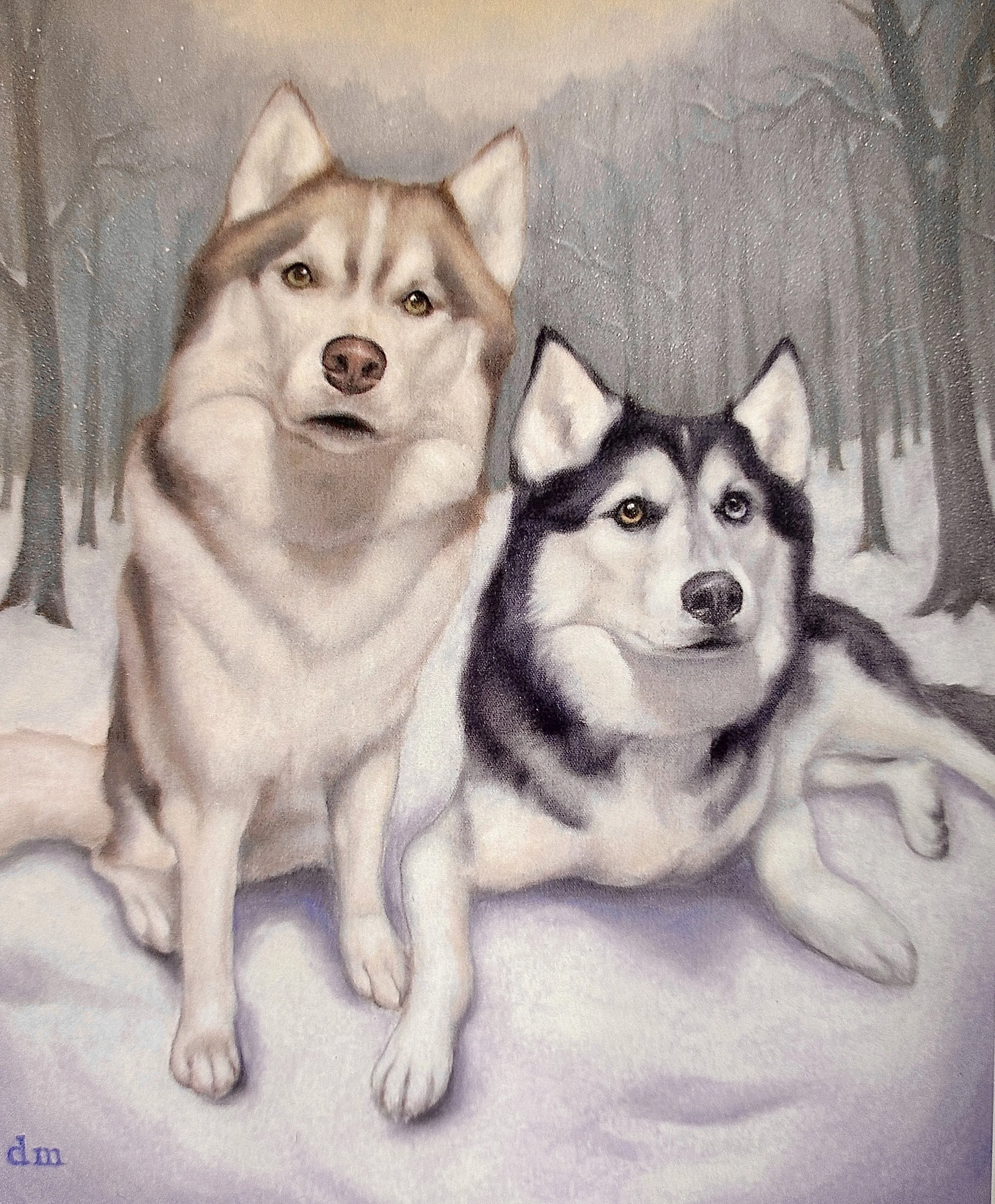 "Santino and Belmar" 24x36, OIl on Canvas