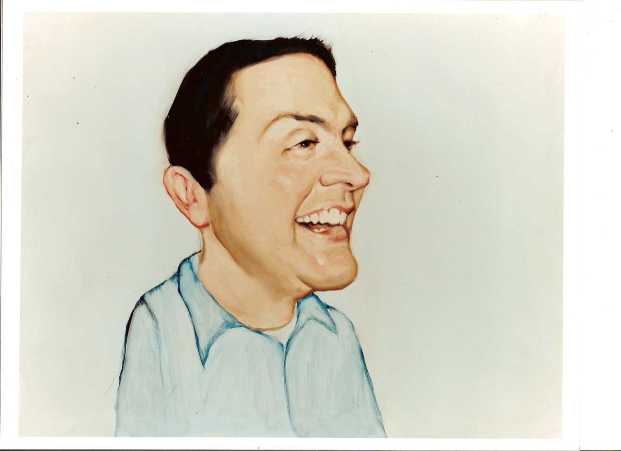 "Caricature of Anton", 11x14, Oil on Masonite